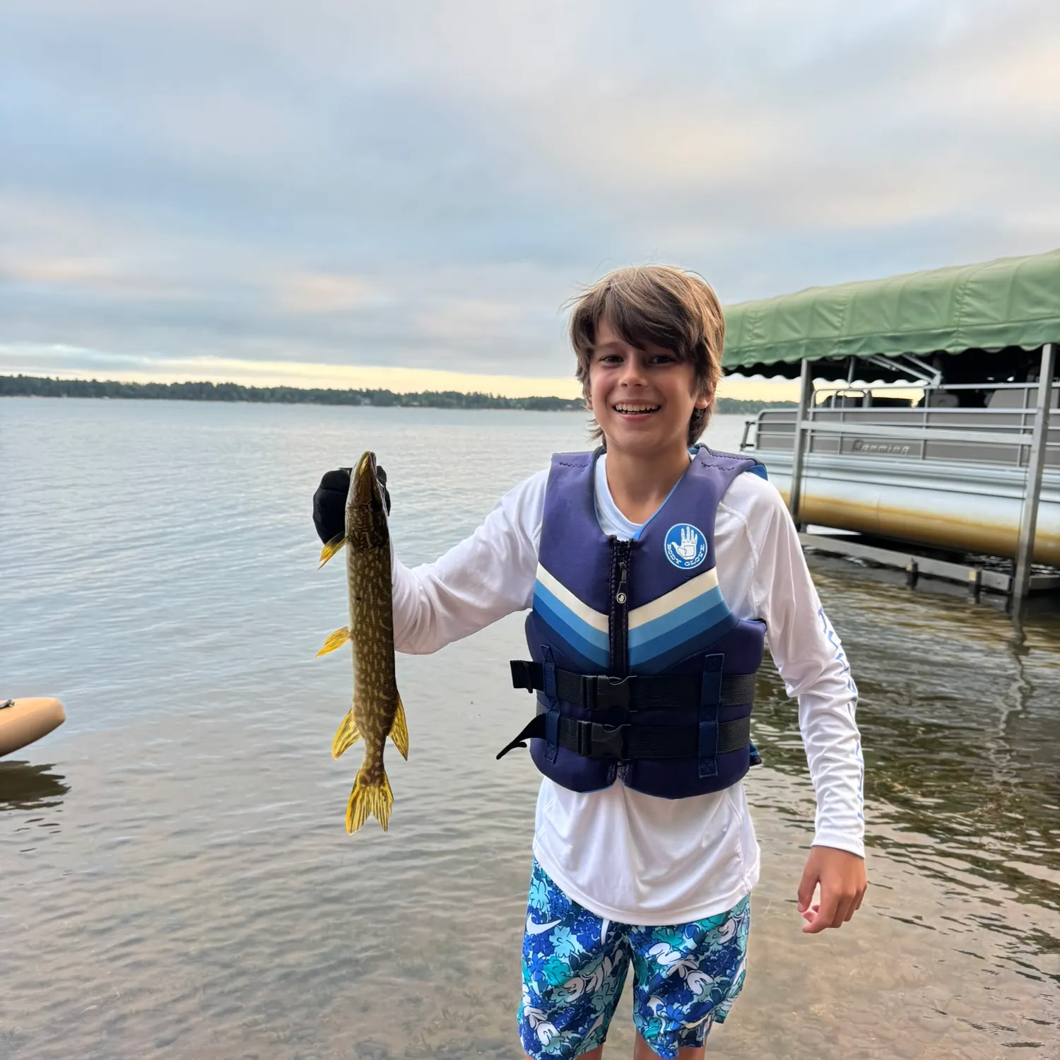 Northern pike caught on Fishbrain