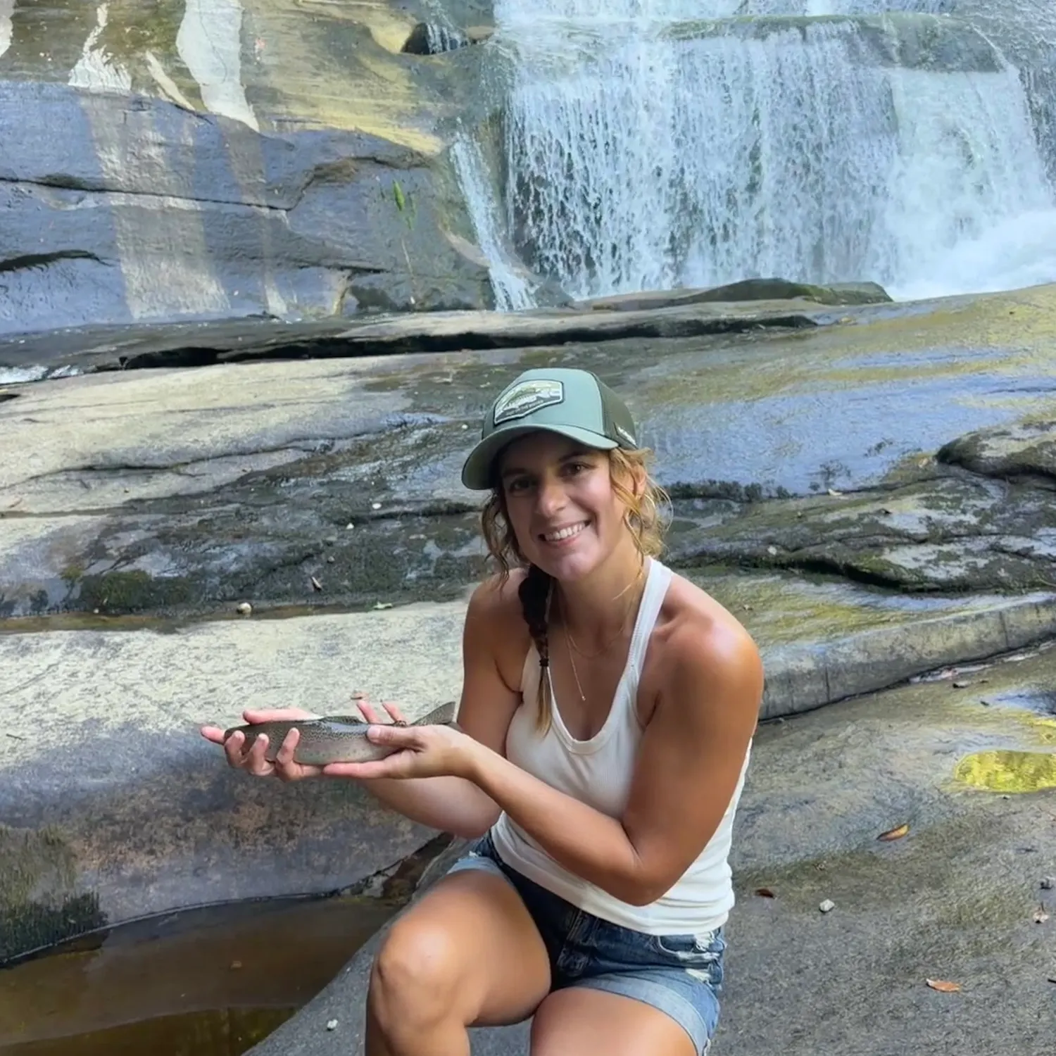 Rainbow trout caught on Fishbrain