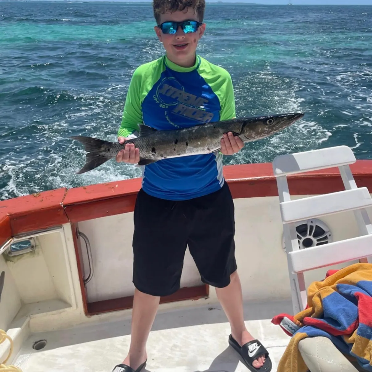 The most recent Great barracuda catches on Fishbrain