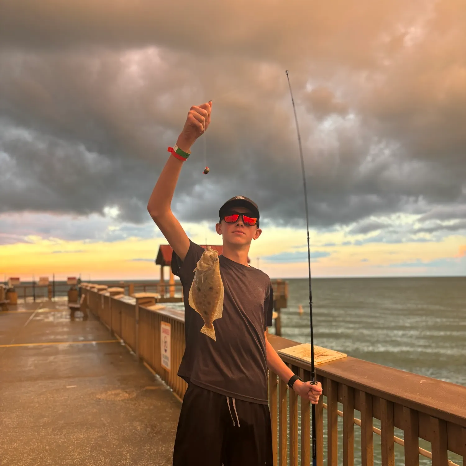 Gulf flounder caught on Fishbrain