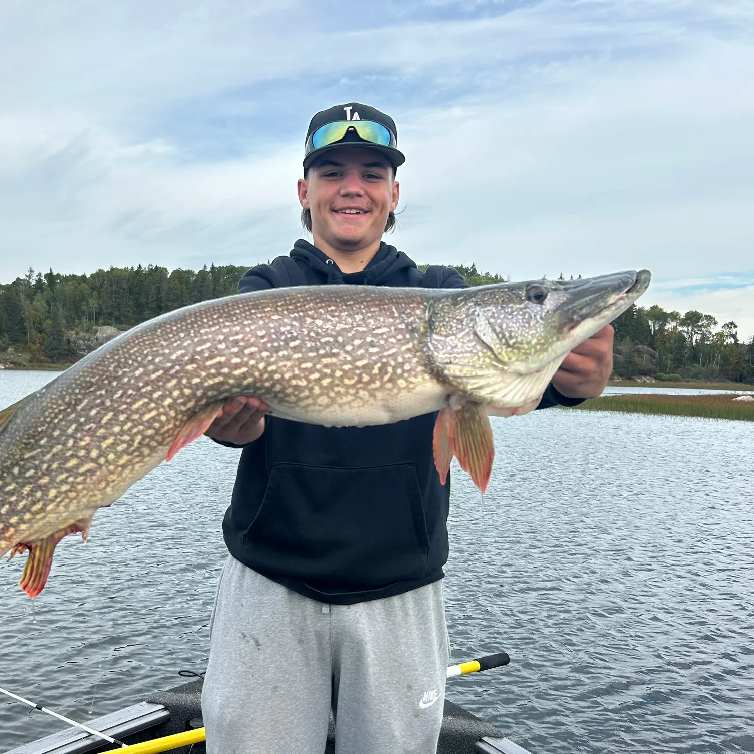 Northern pike caught on Fishbrain