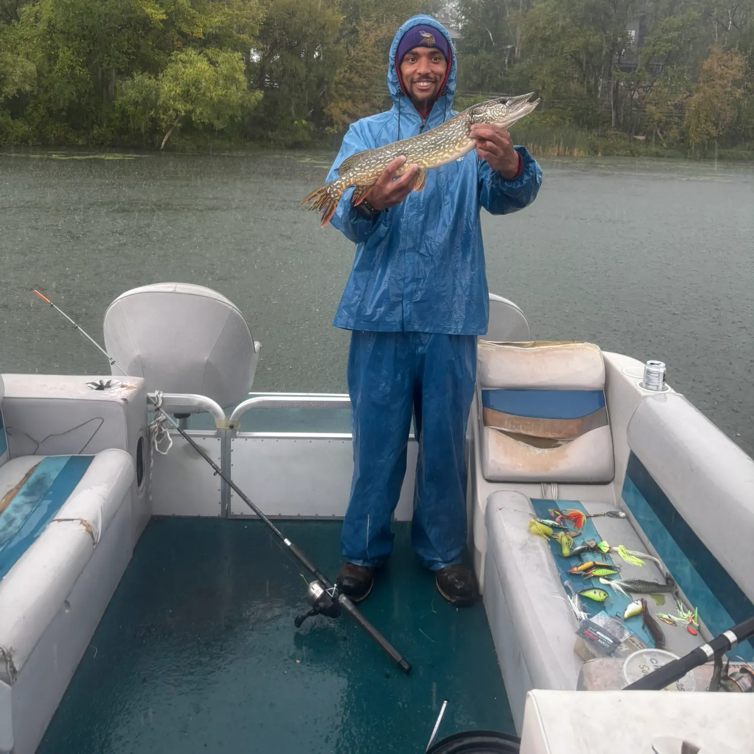 Northern pike caught on Fishbrain