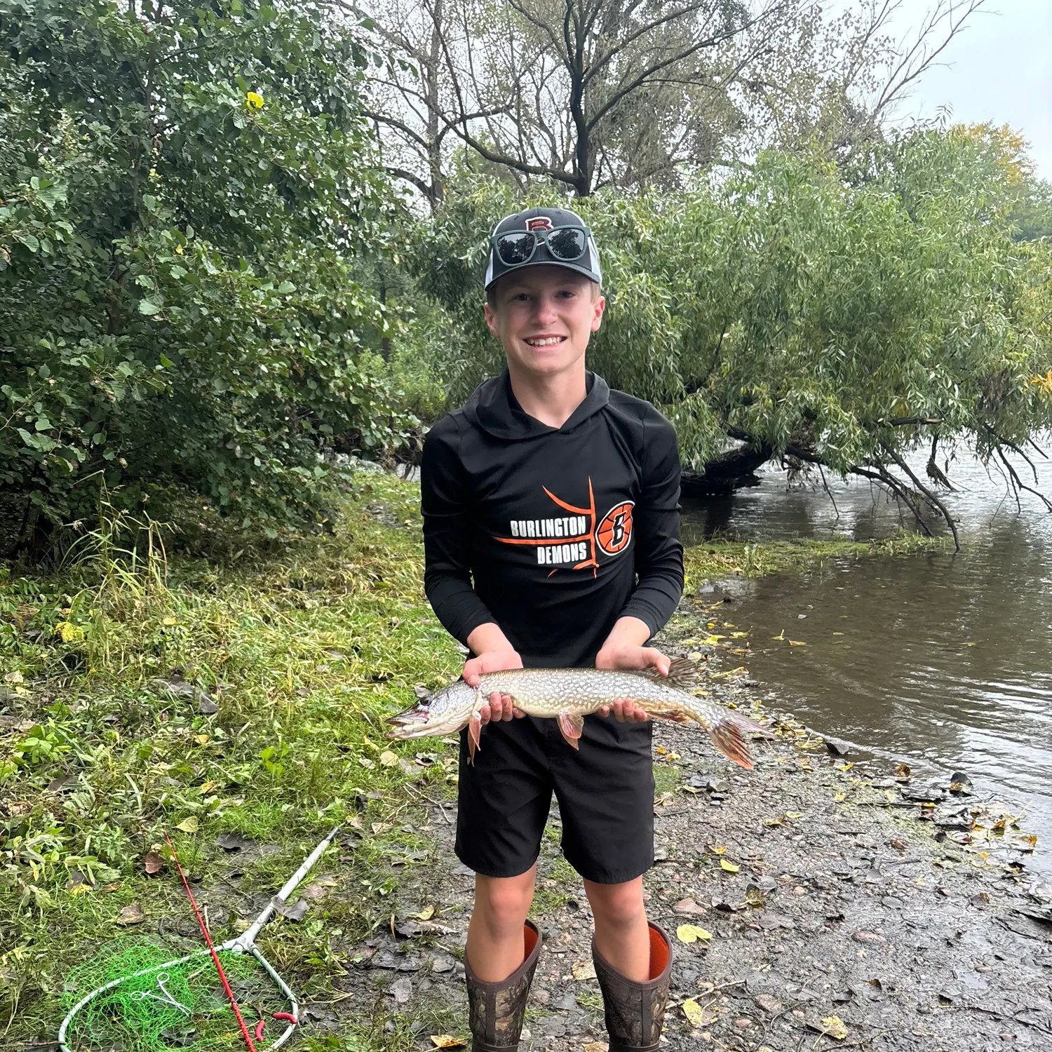 Northern pike caught on Fishbrain