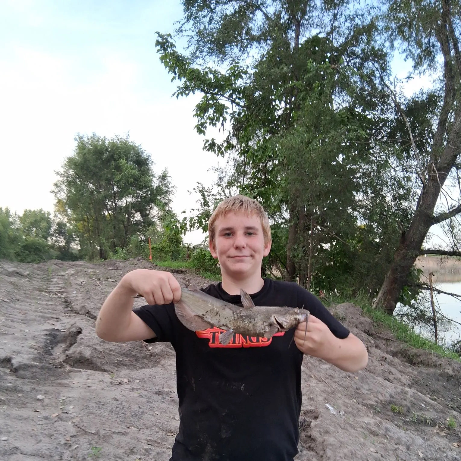 Channel catfish caught on Fishbrain