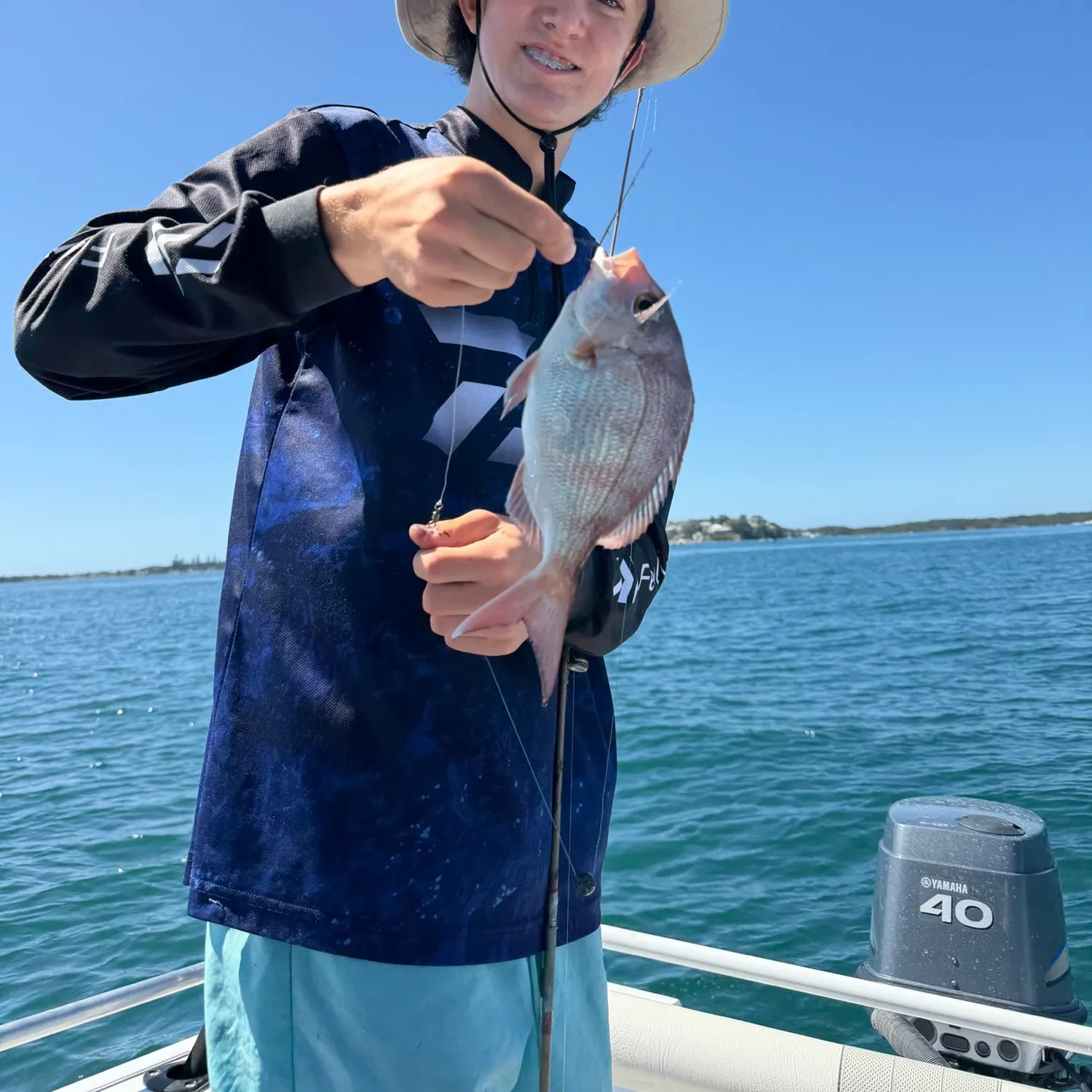 Australasian snapper caught on Fishbrain