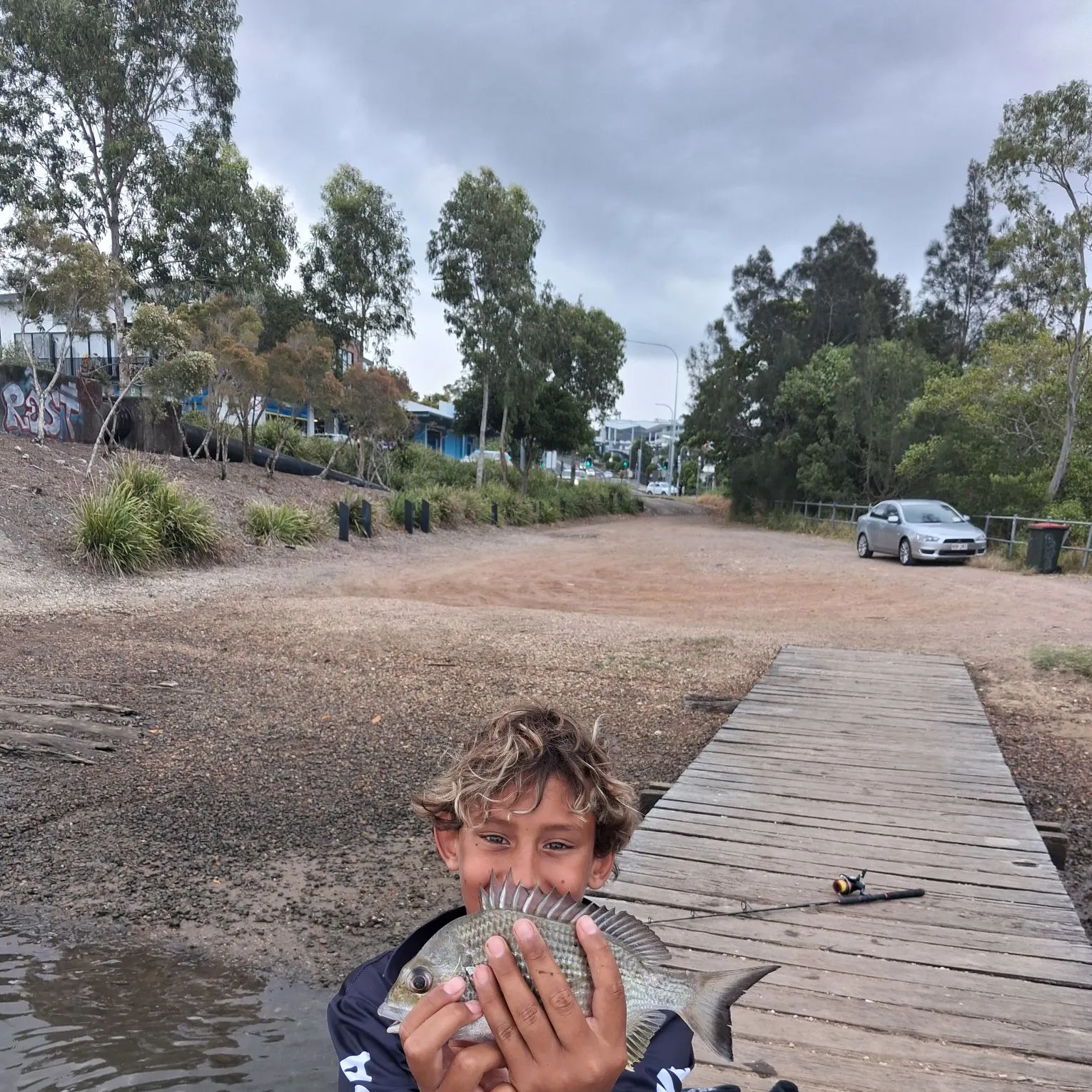 Surf bream caught on Fishbrain