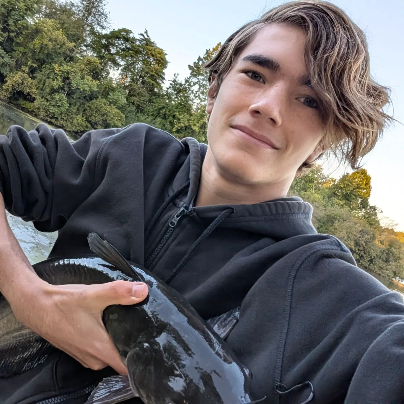 Blue catfish caught on Fishbrain