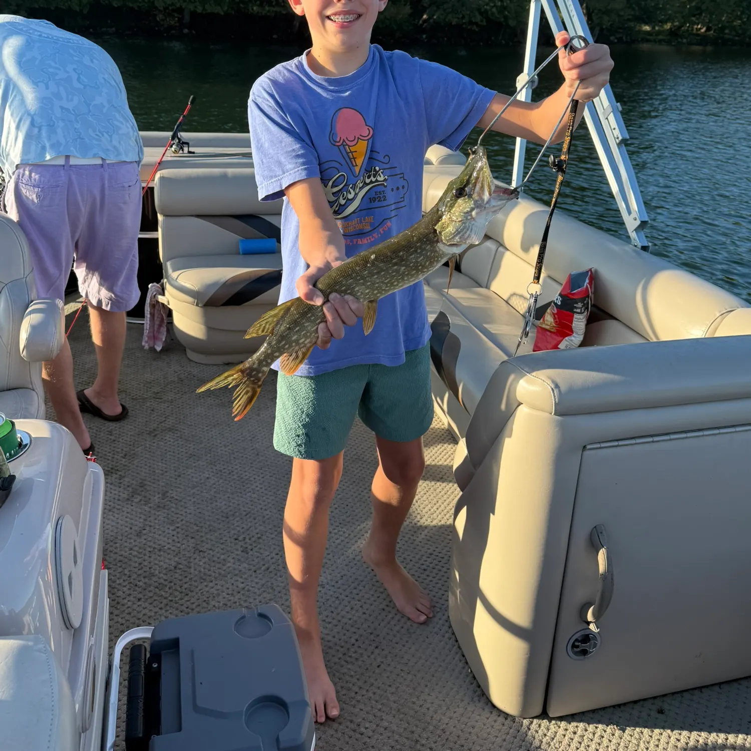 Northern pike caught on Fishbrain