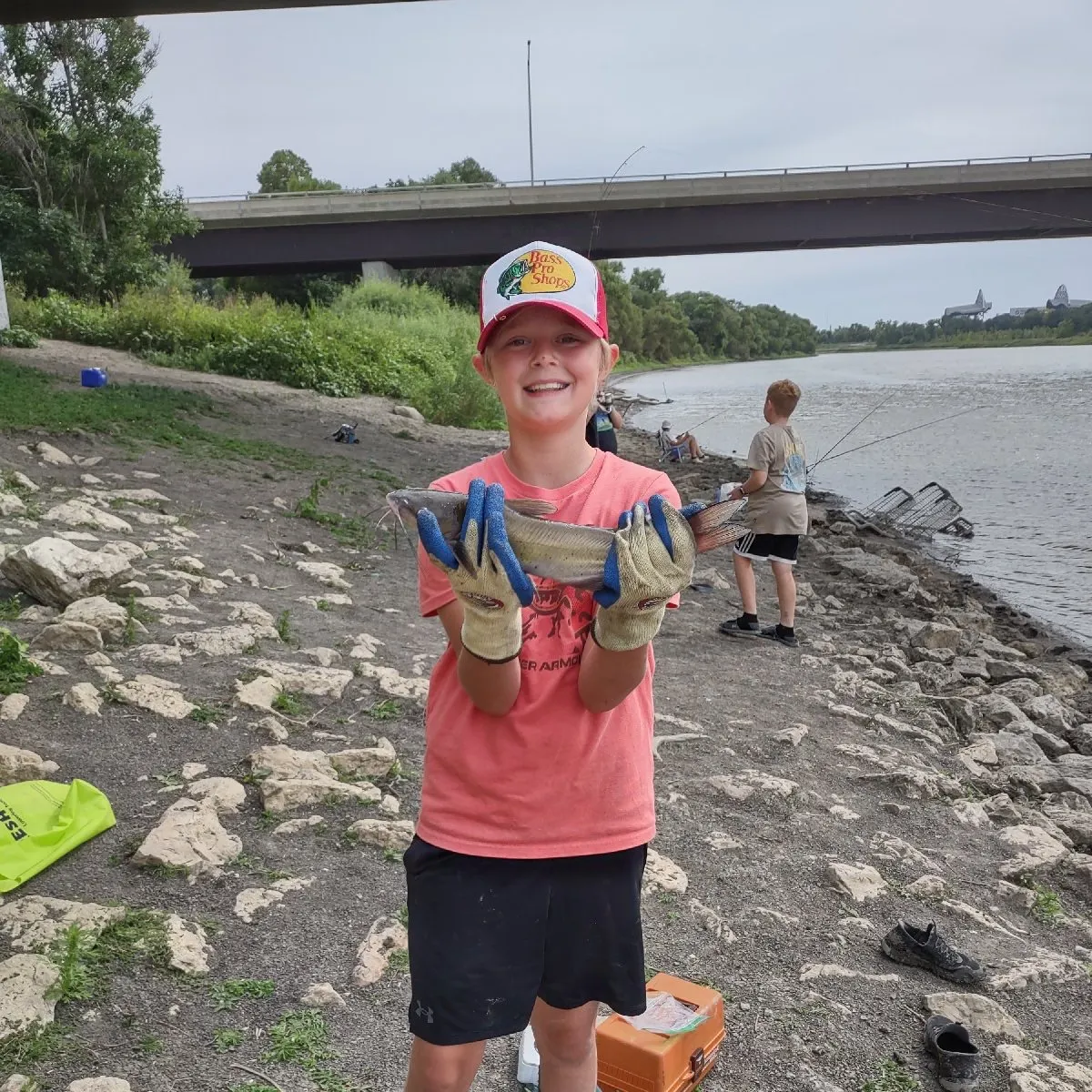 Channel catfish caught on Fishbrain