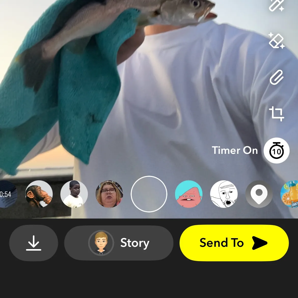 recently logged catches