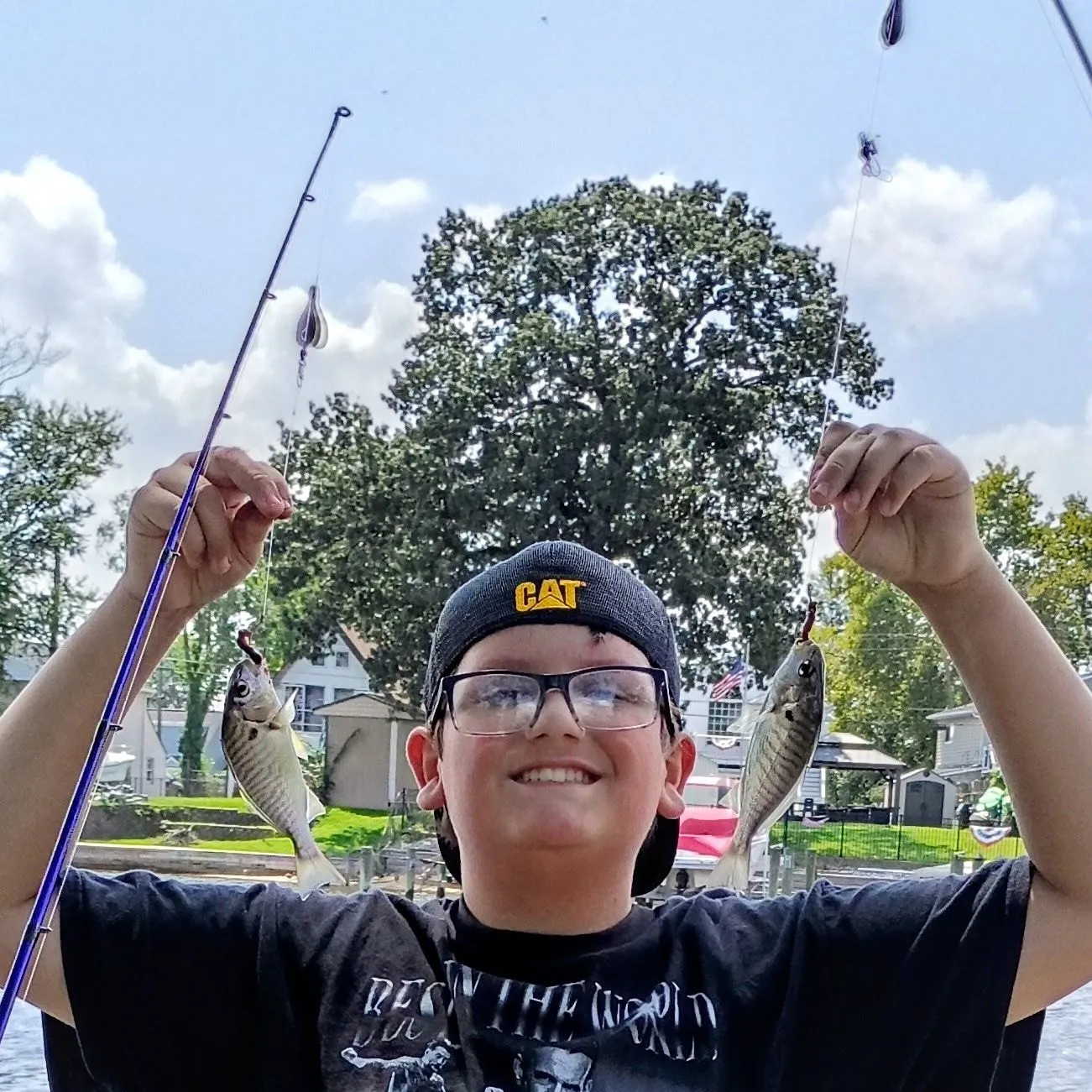 Spot croaker caught on Fishbrain