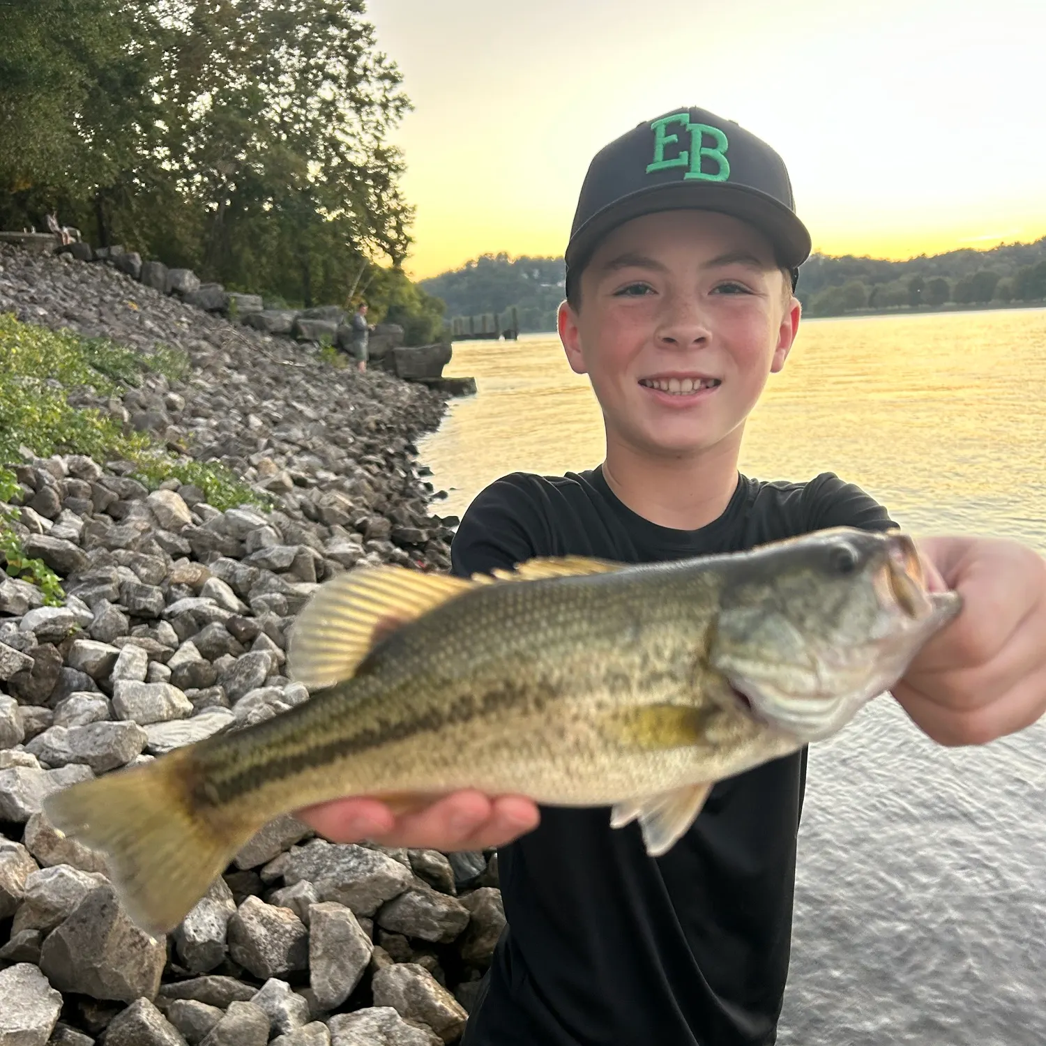 Spotted bass caught on Fishbrain
