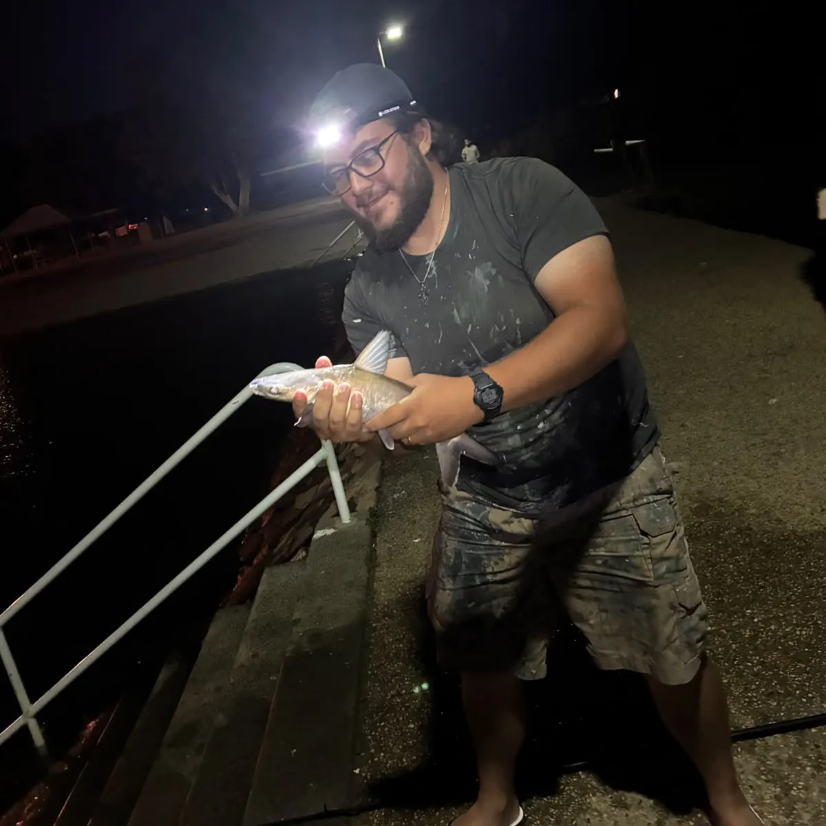 Blue salmon catfish caught on Fishbrain