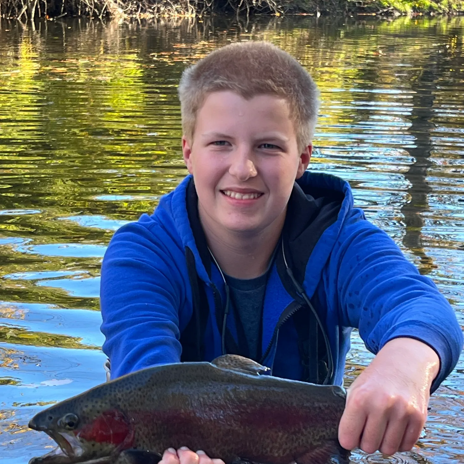 Rainbow trout caught on Fishbrain