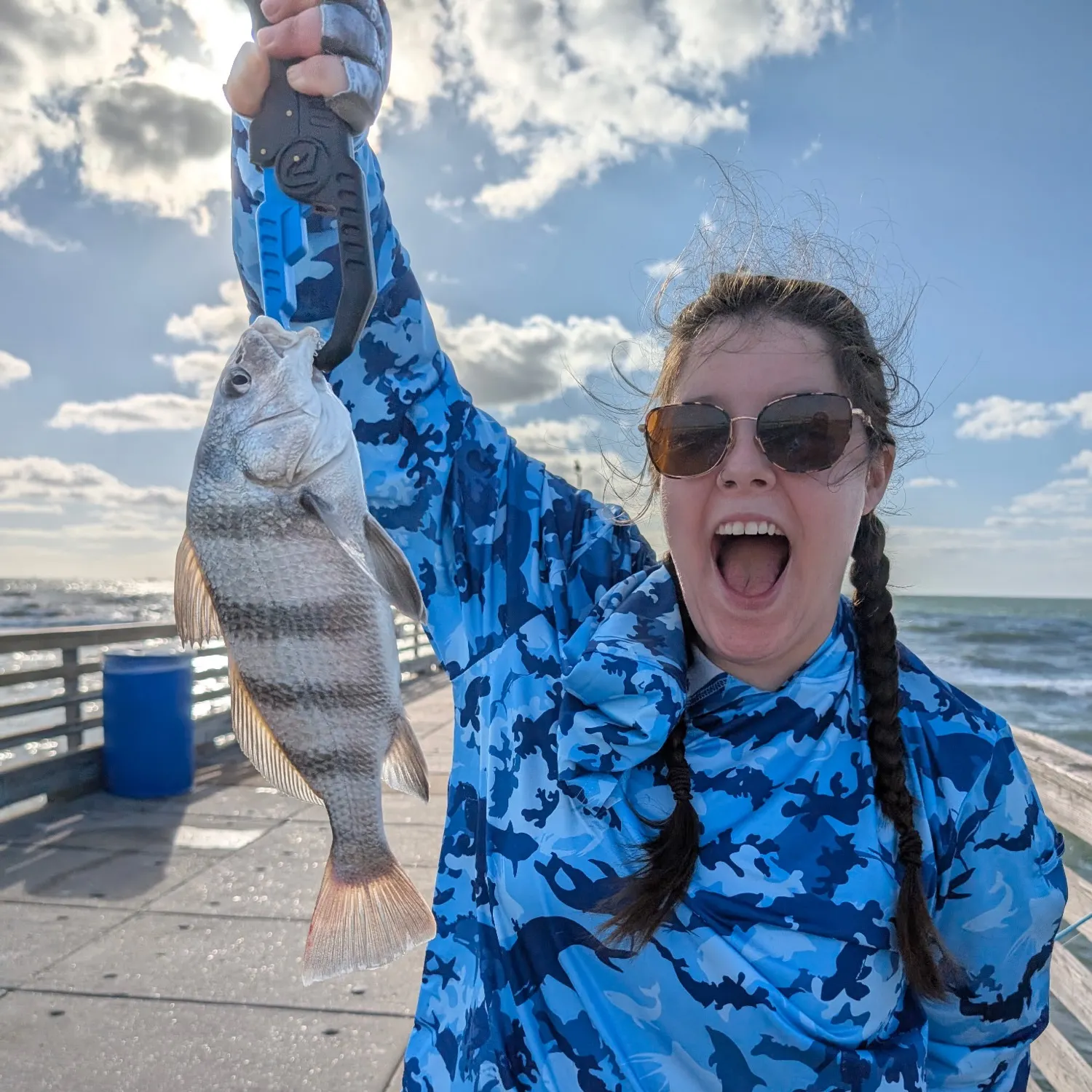 Black drum caught on Fishbrain