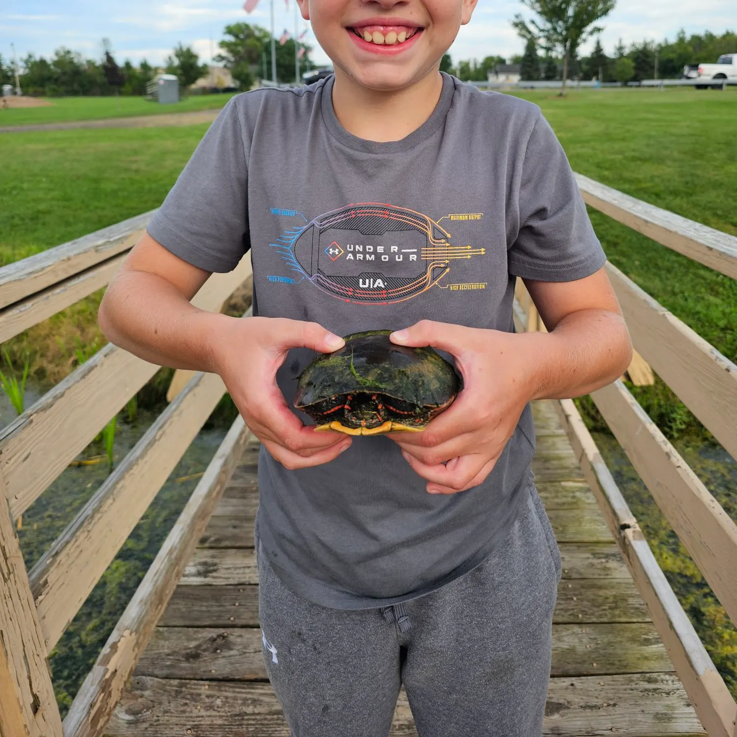 Painted turtle caught on Fishbrain