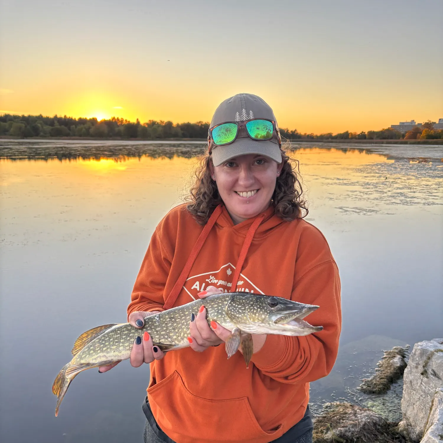 Northern pike caught on Fishbrain