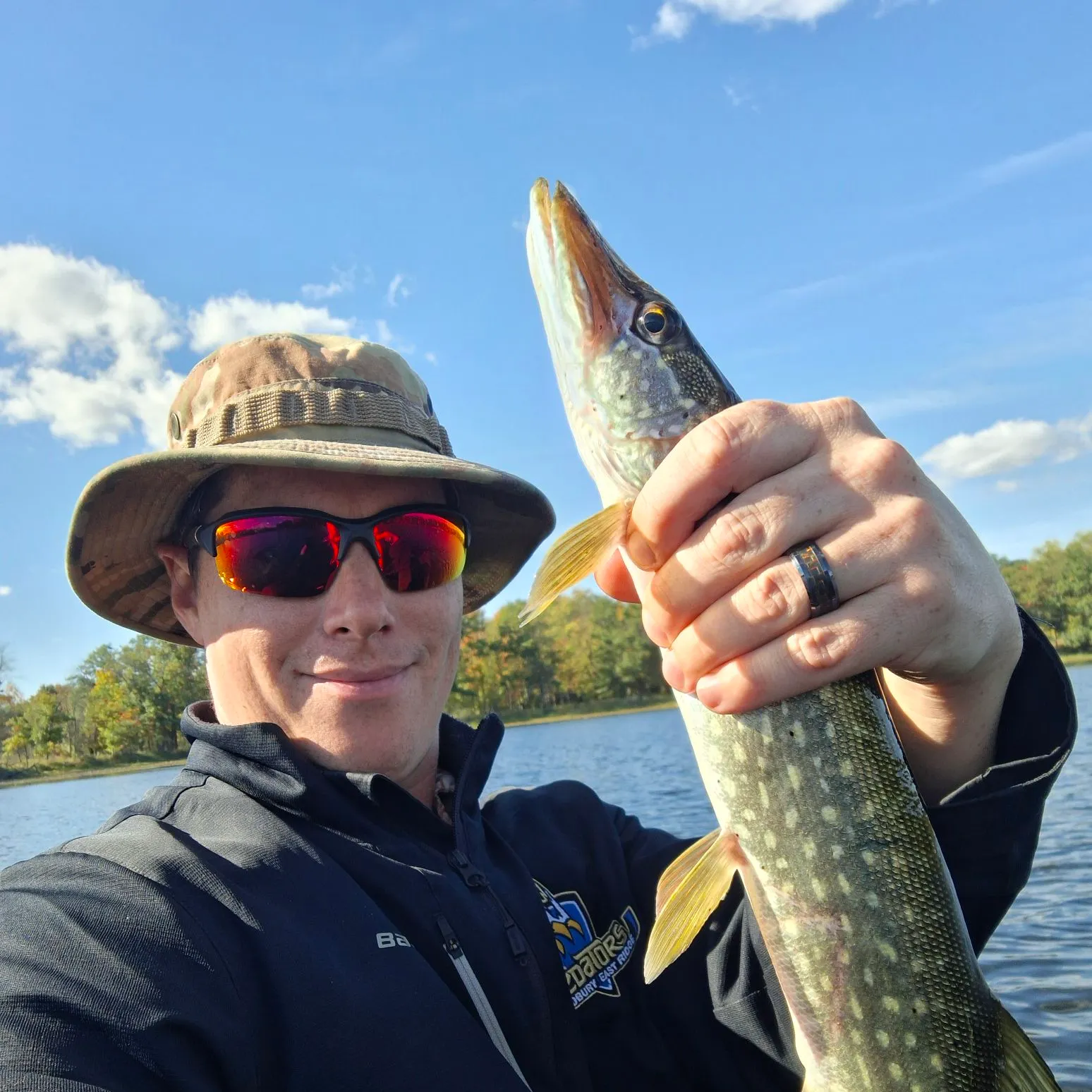 Northern pike caught on Fishbrain