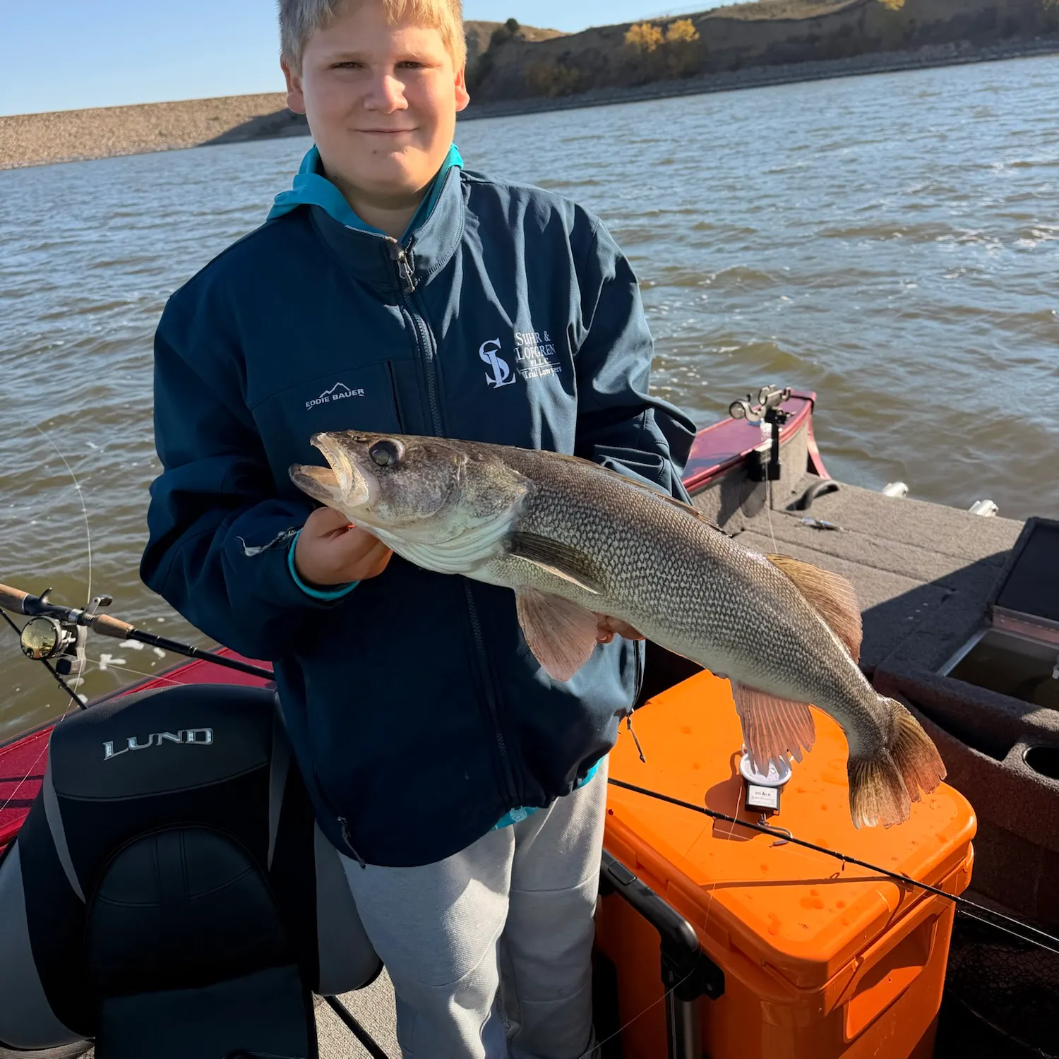 Walleye caught on Fishbrain