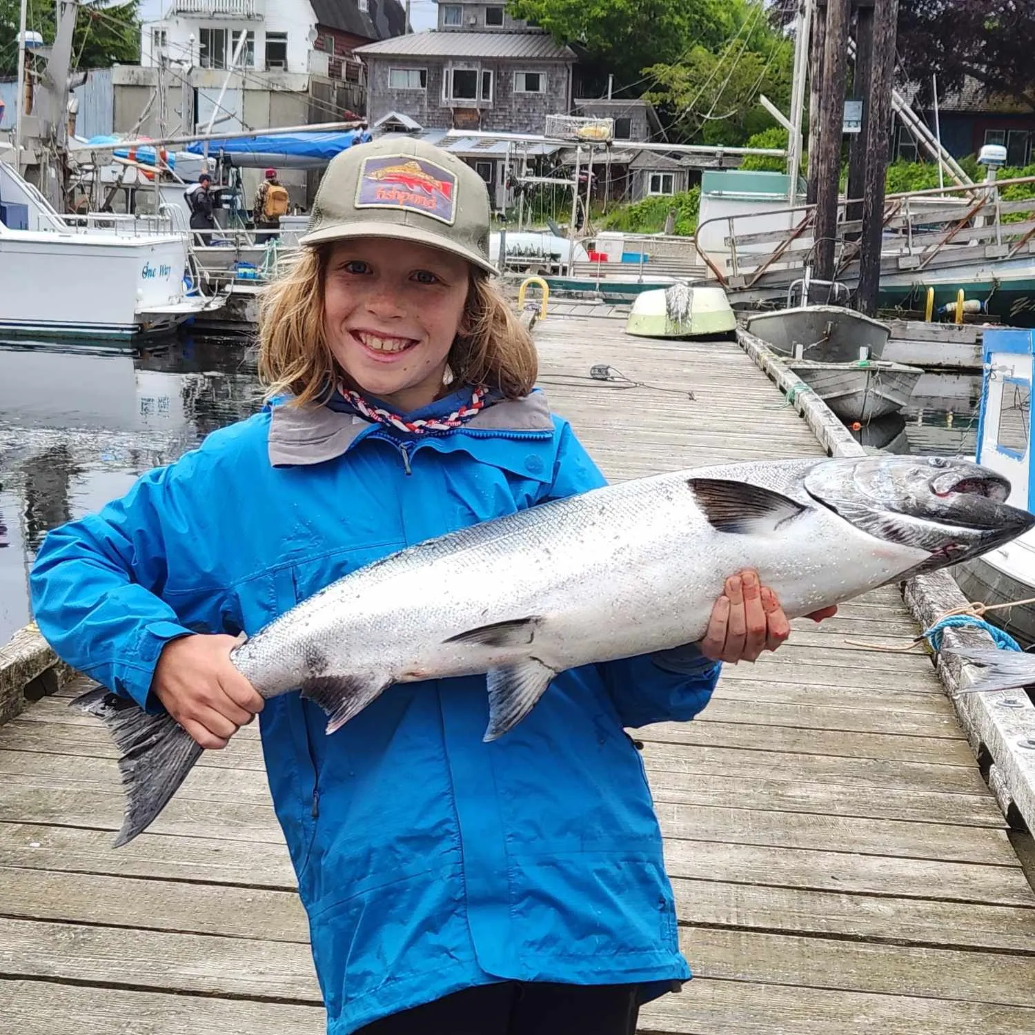 Chinook salmon caught on Fishbrain
