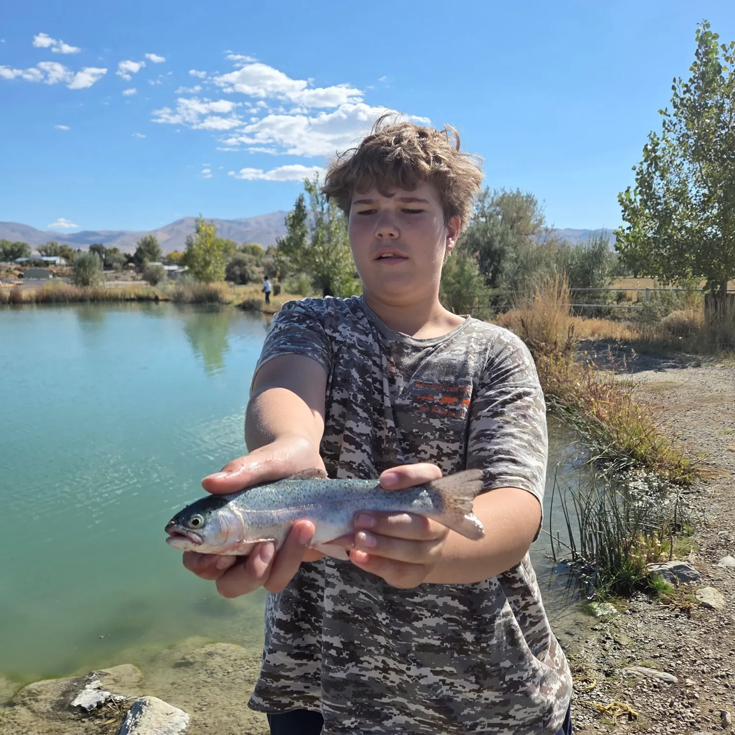 Rainbow trout caught on Fishbrain