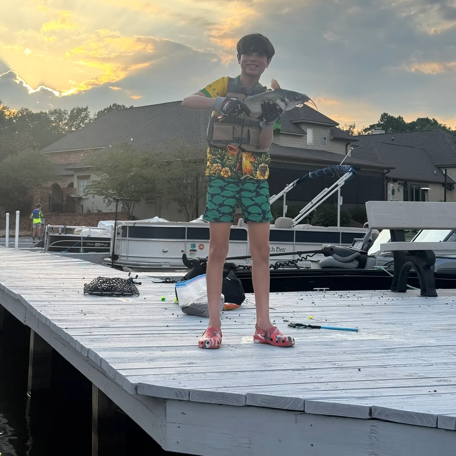 Channel catfish caught on Fishbrain