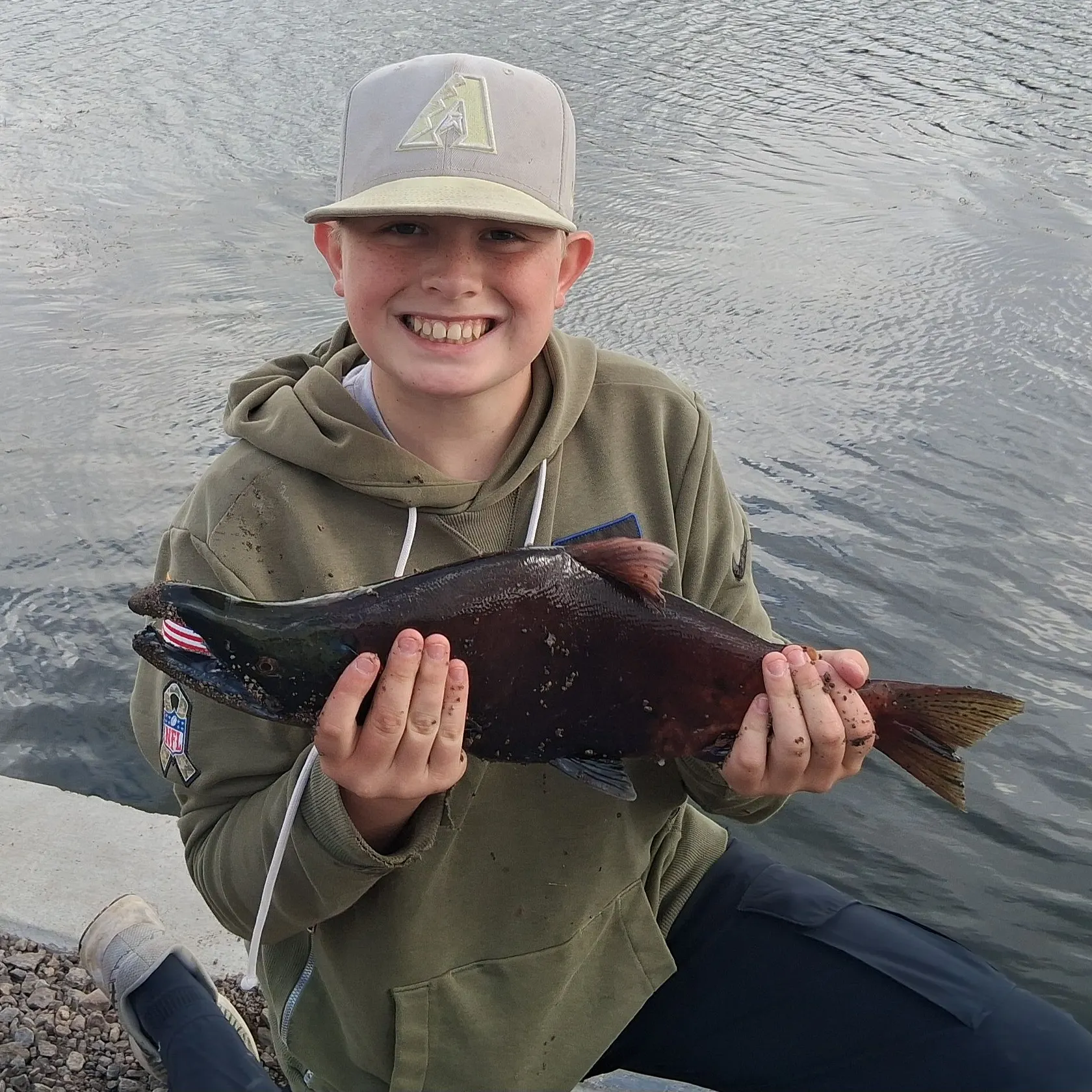 Kokanee salmon caught on Fishbrain
