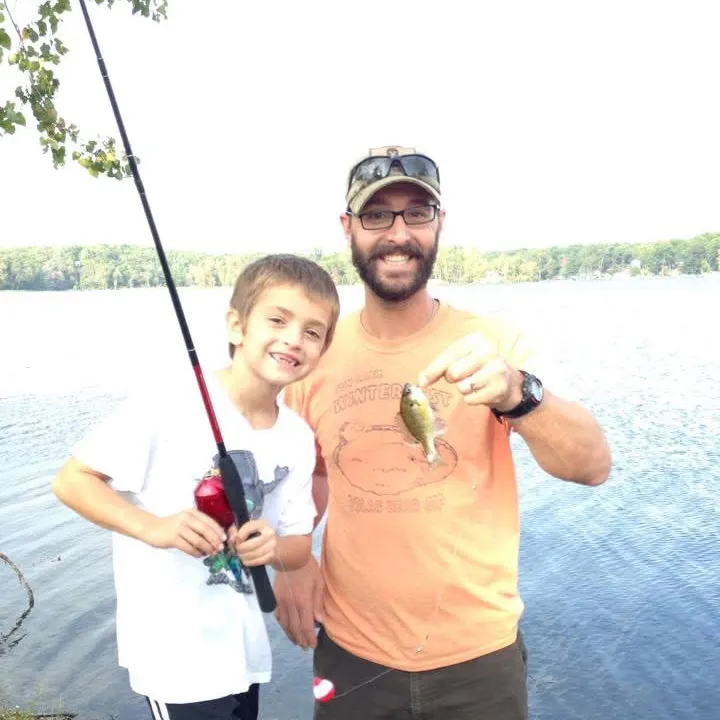 Pumpkinseed caught on Fishbrain