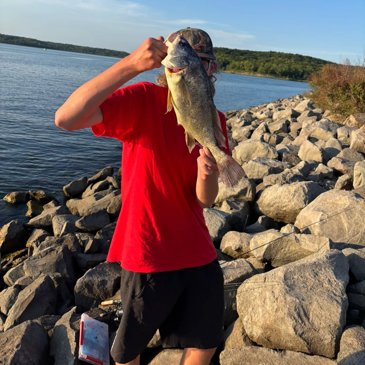 Freshwater drum caught on Fishbrain