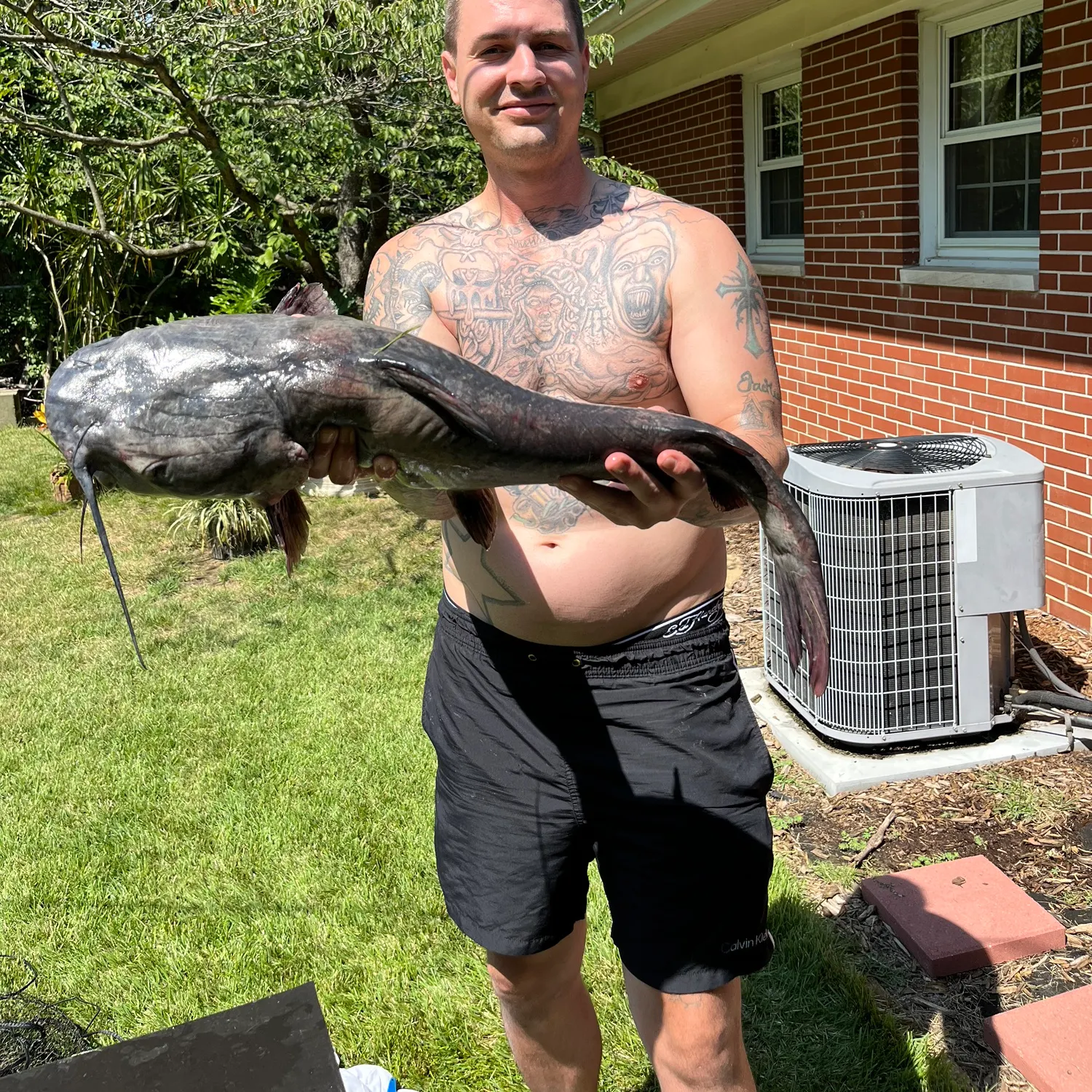 Channel catfish caught on Fishbrain