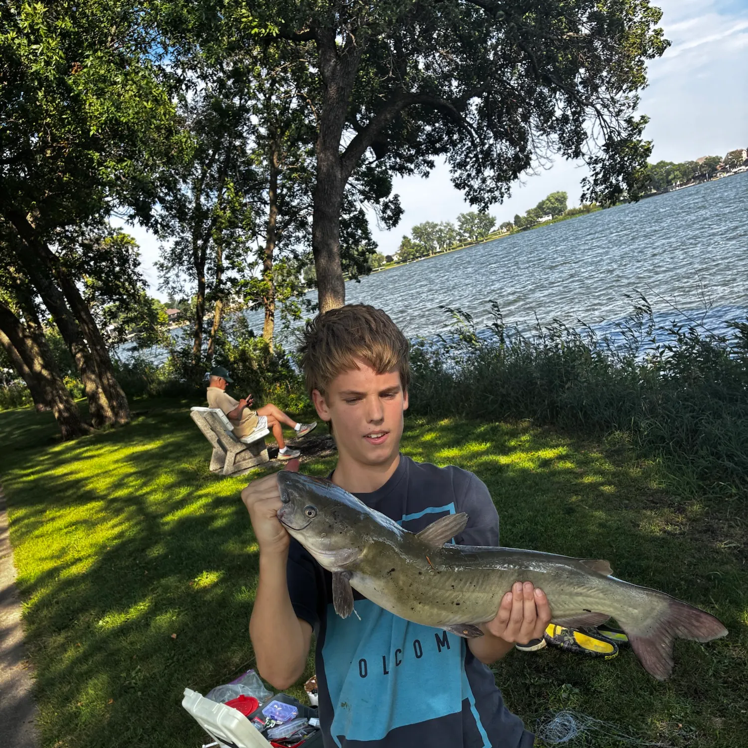 Channel catfish caught on Fishbrain