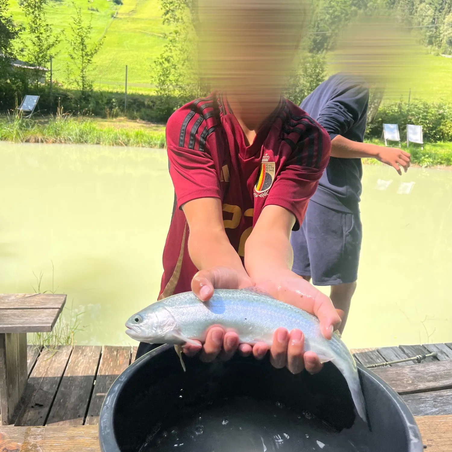 Rainbow trout caught on Fishbrain