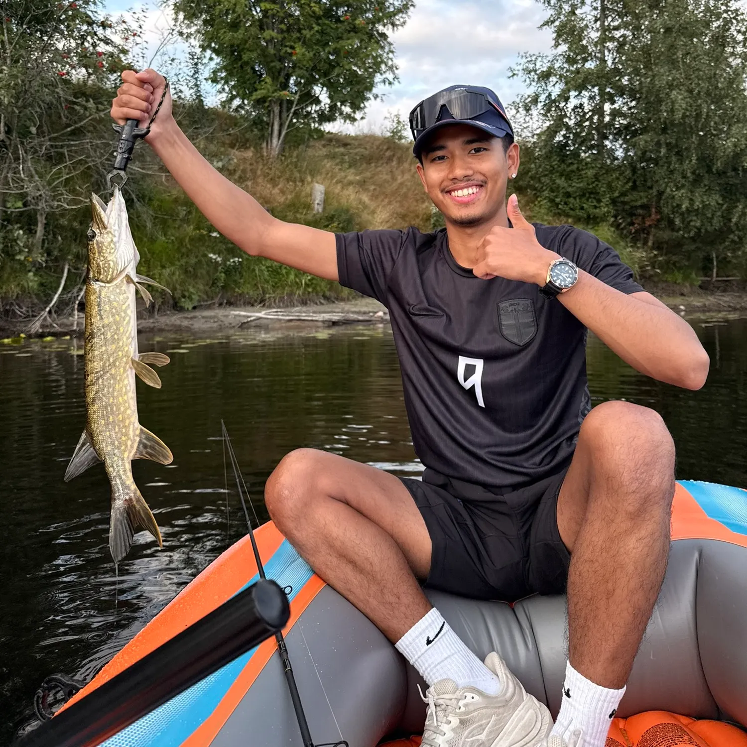 Northern pike caught on Fishbrain