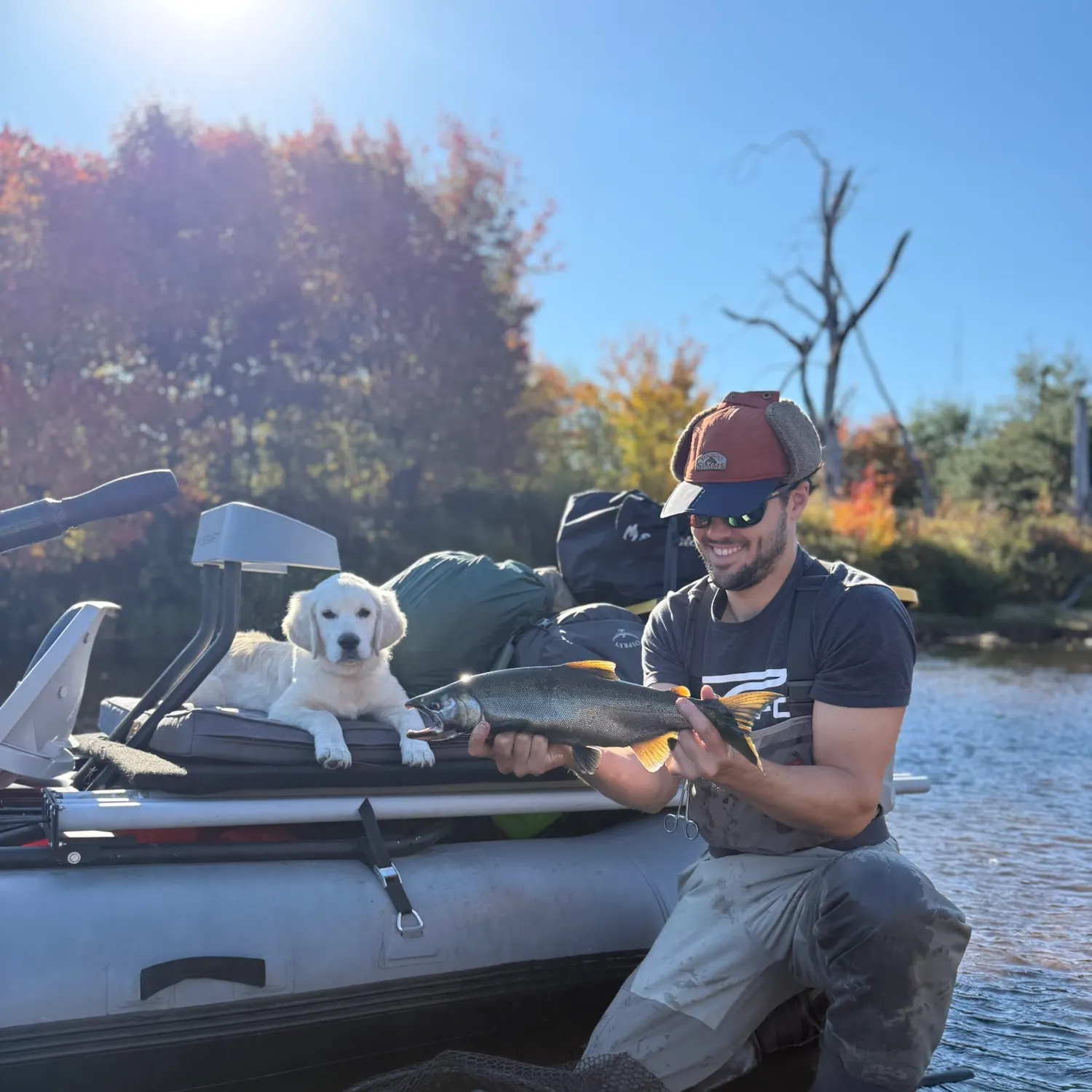 Coho salmon caught on Fishbrain