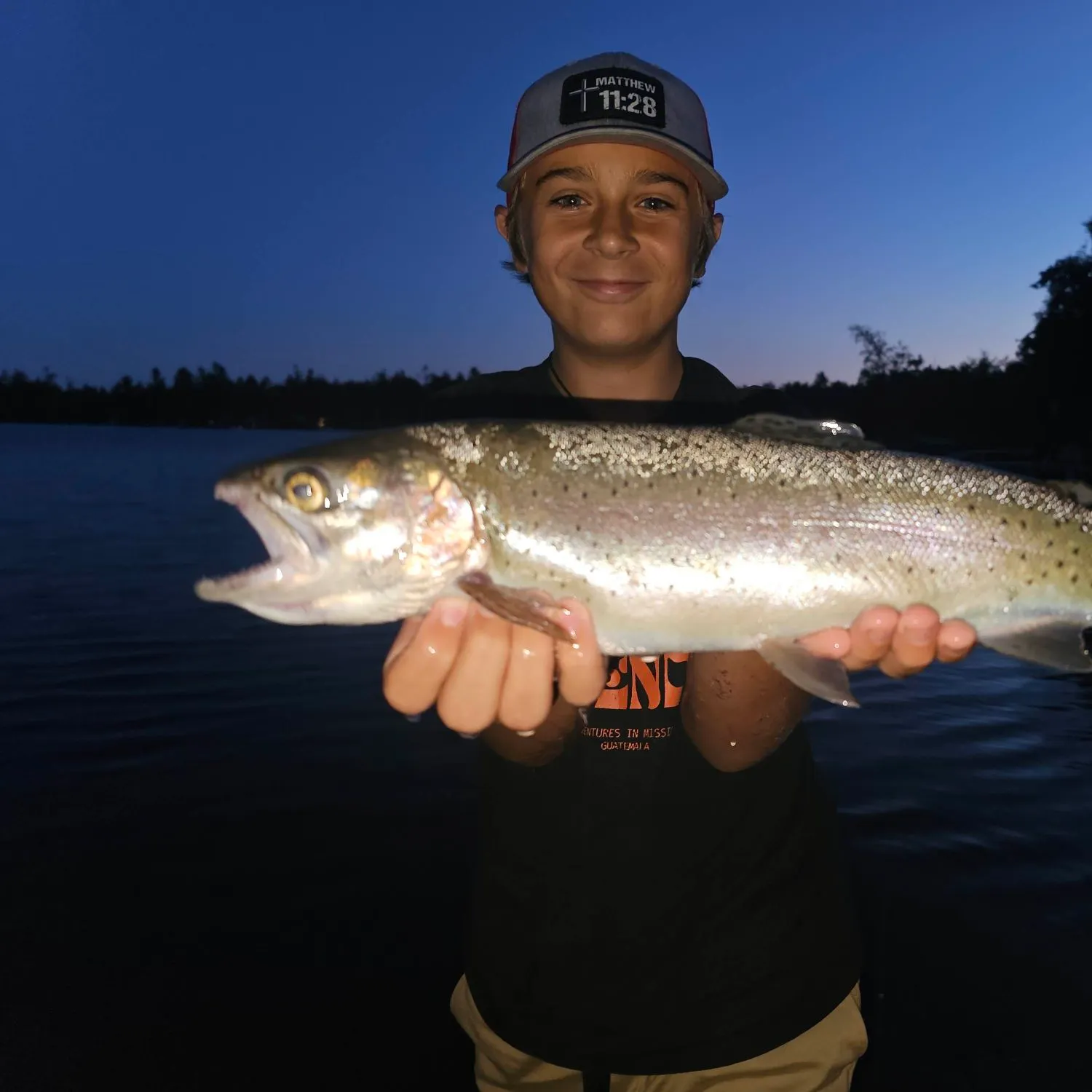 Rainbow trout caught on Fishbrain