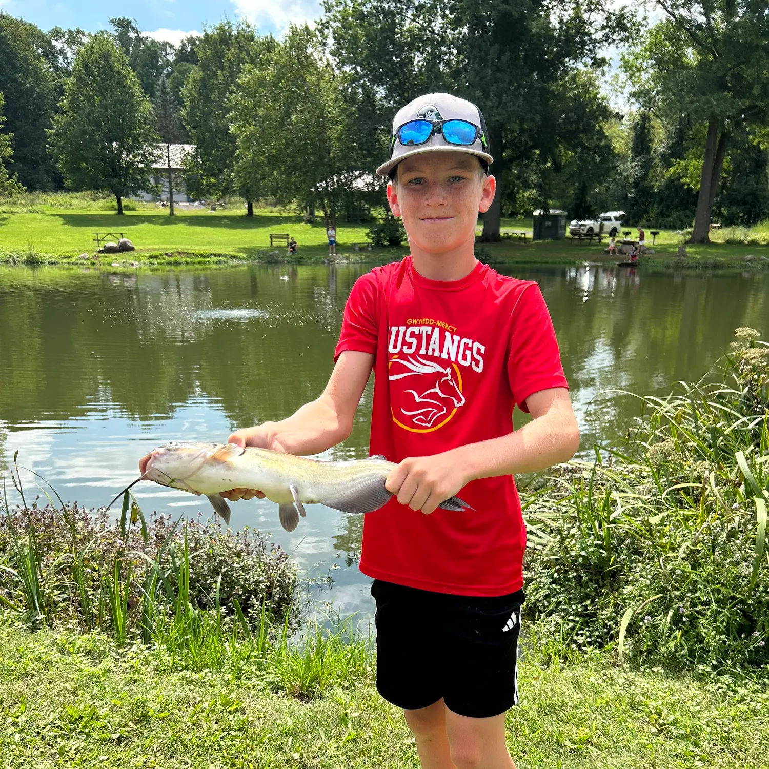 Channel catfish caught on Fishbrain