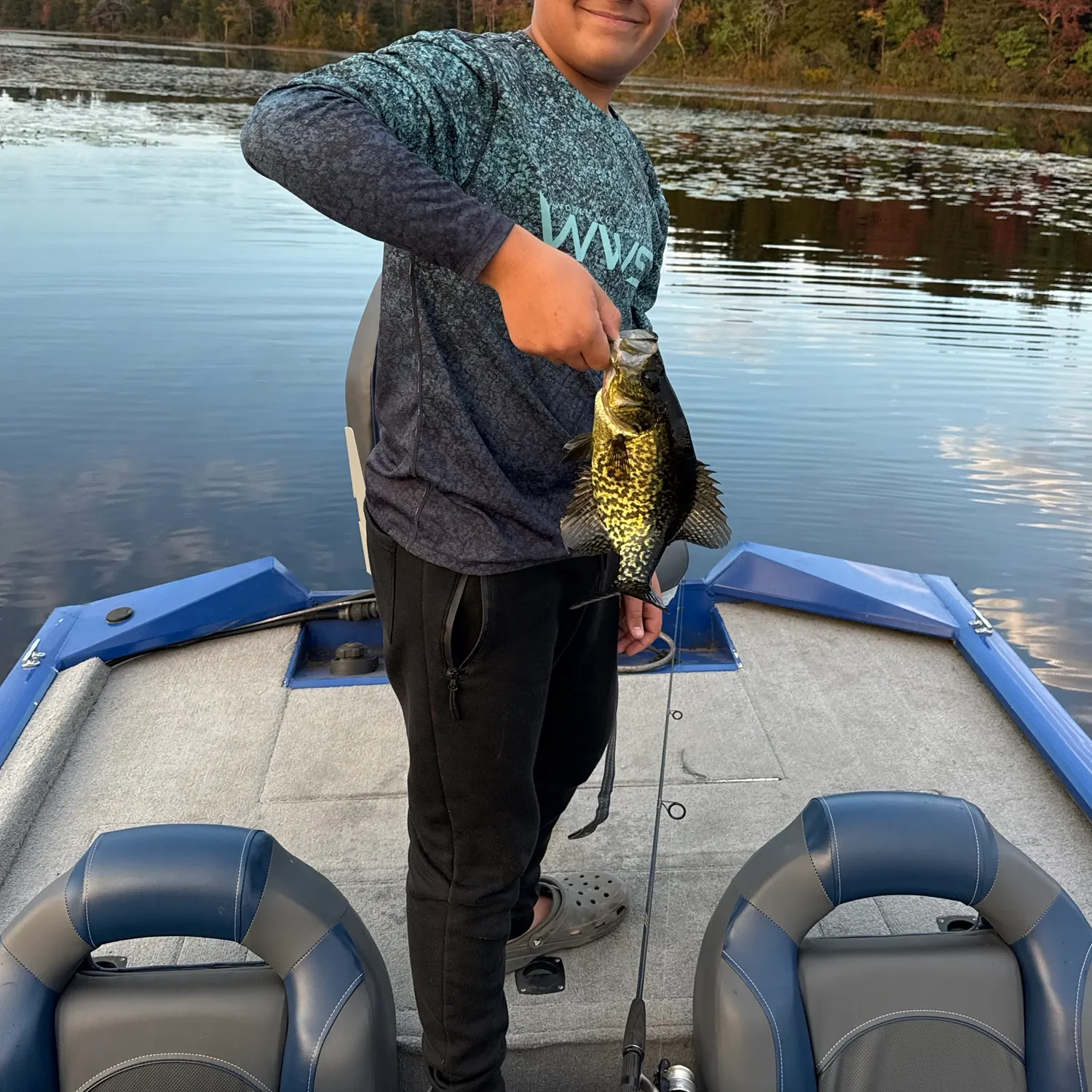 Black crappie caught on Fishbrain