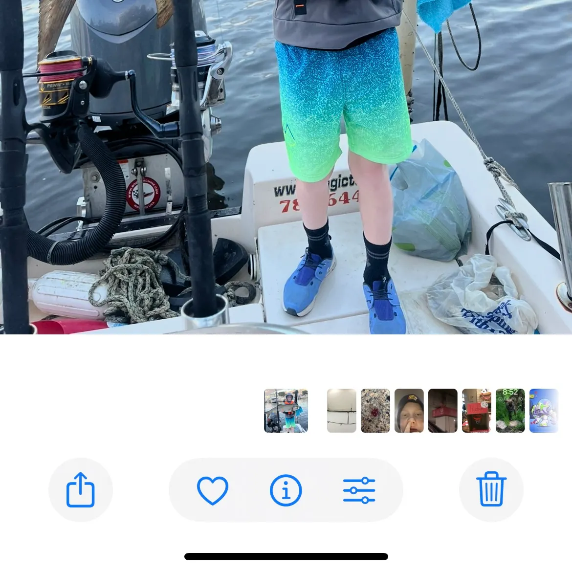 recently logged catches