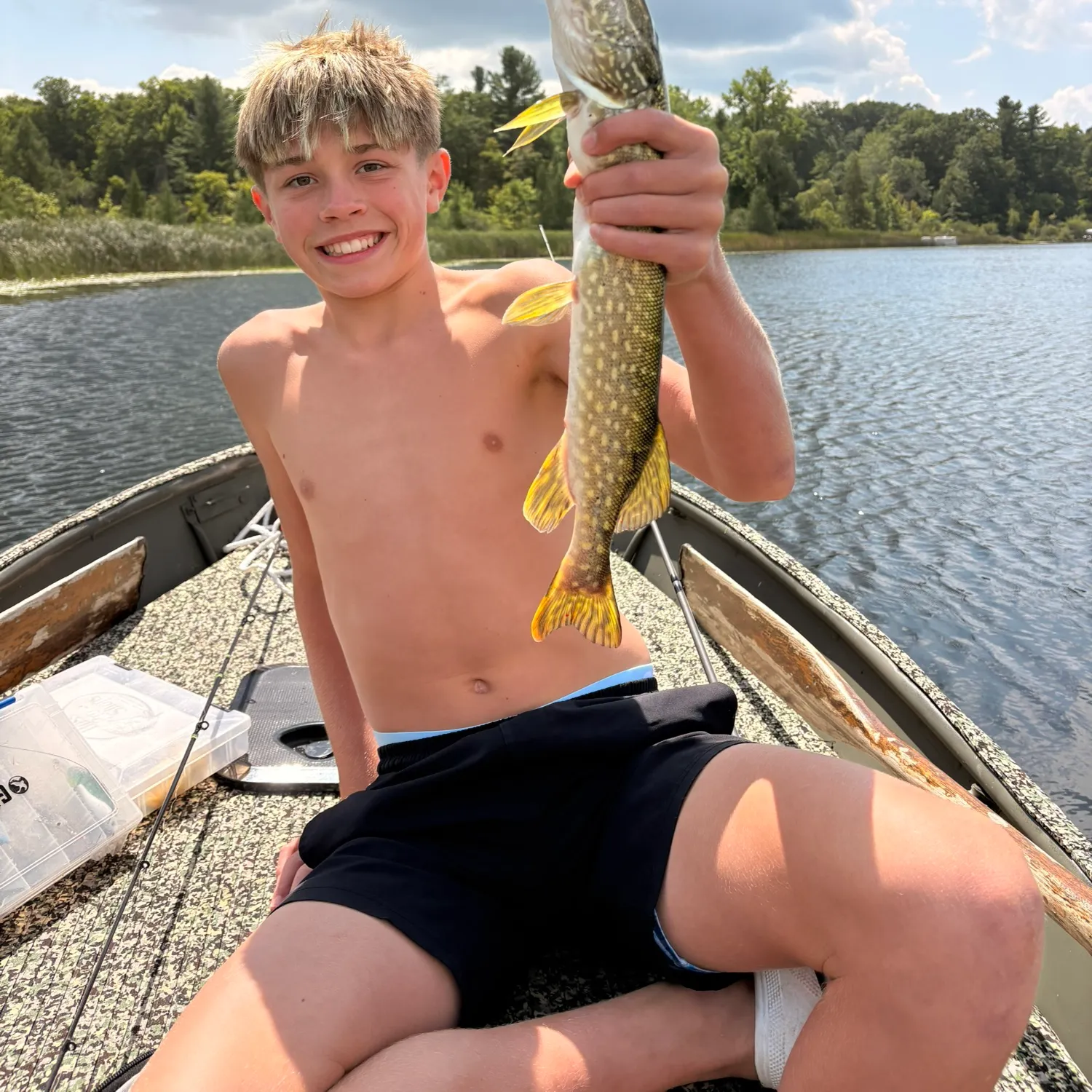 Northern pike caught on Fishbrain