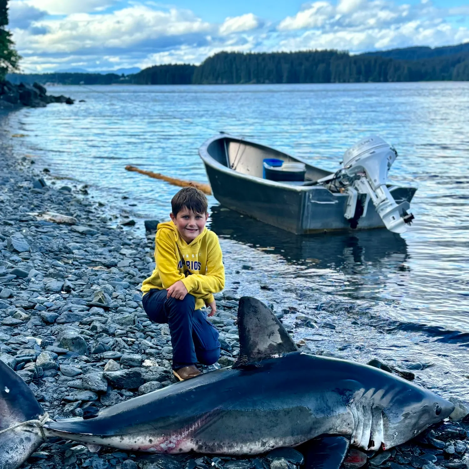The most recent Salmon shark catches on Fishbrain