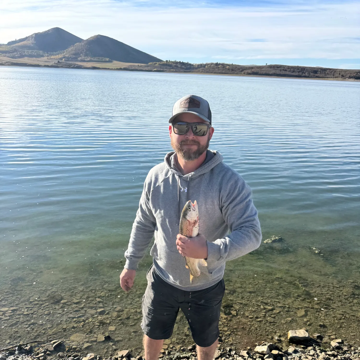 Rainbow trout caught on Fishbrain