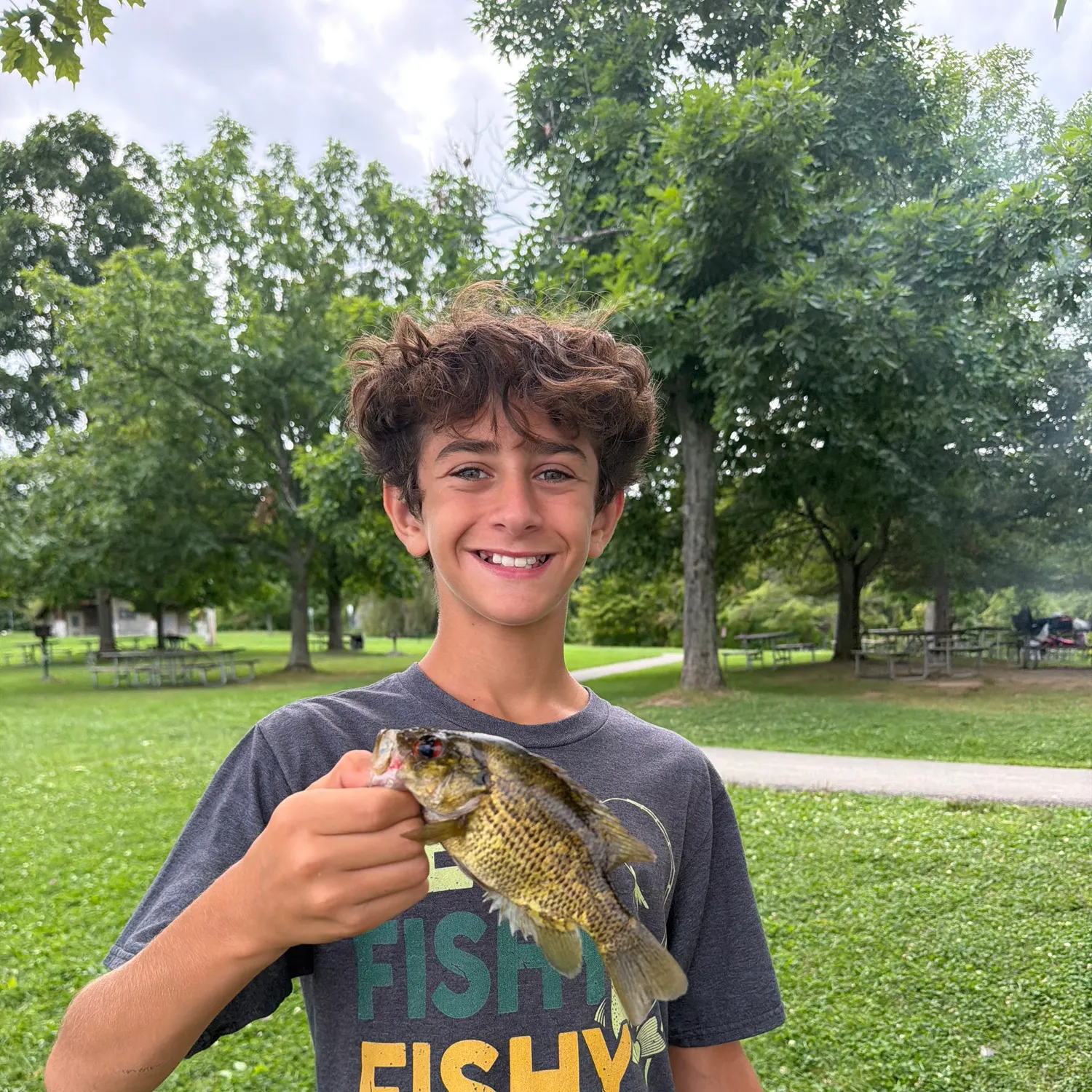 Rock bass caught on Fishbrain
