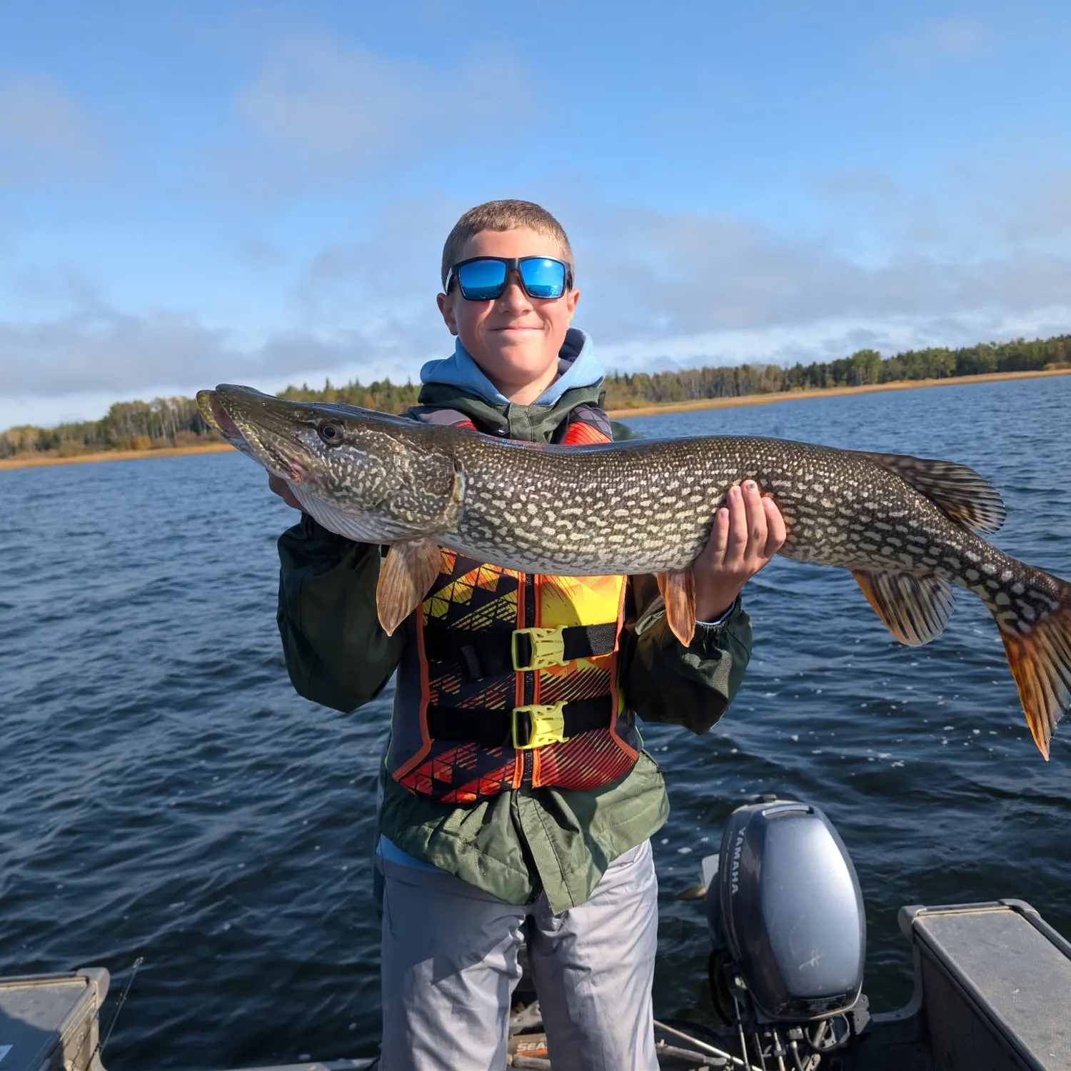 Northern pike caught on Fishbrain