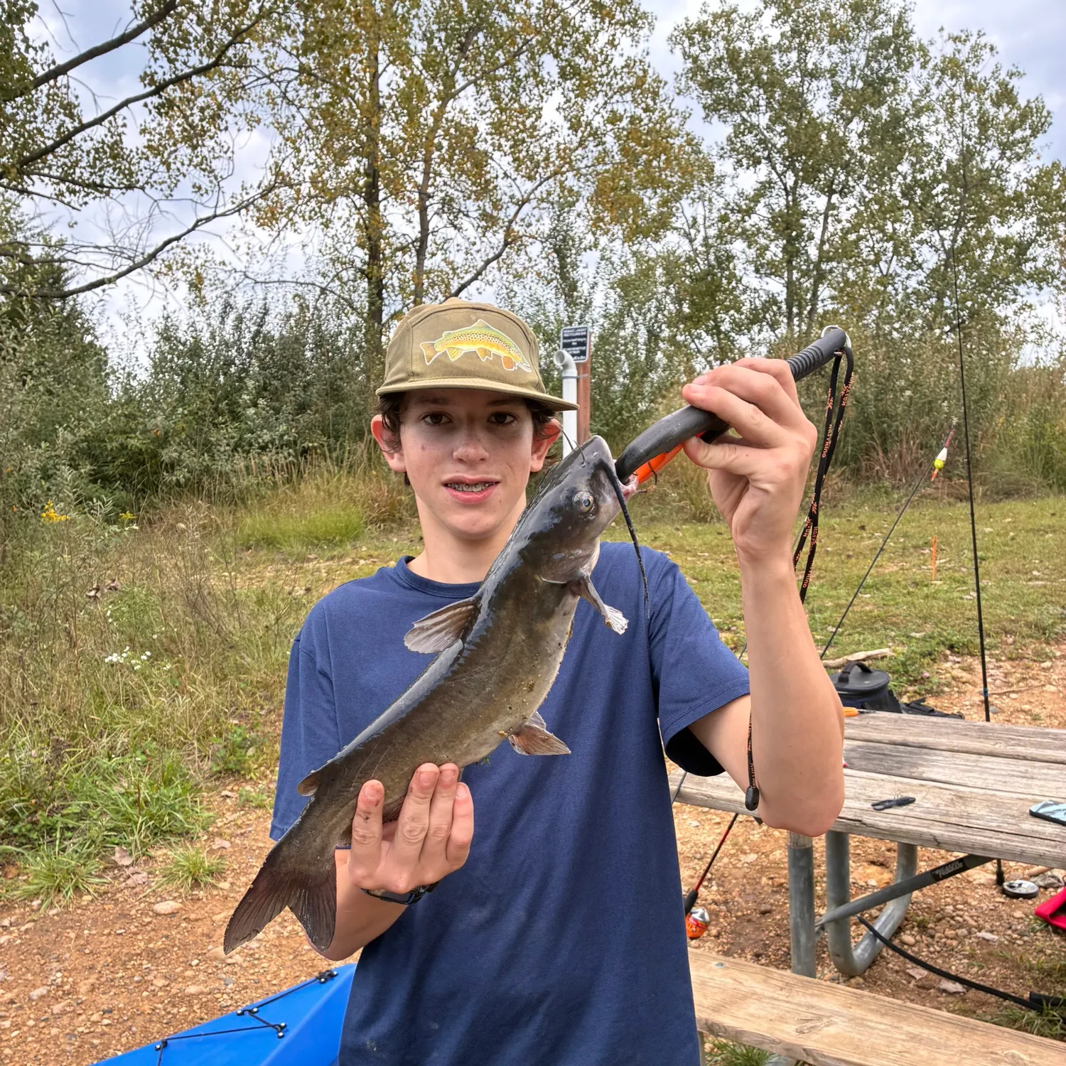 Channel catfish caught on Fishbrain