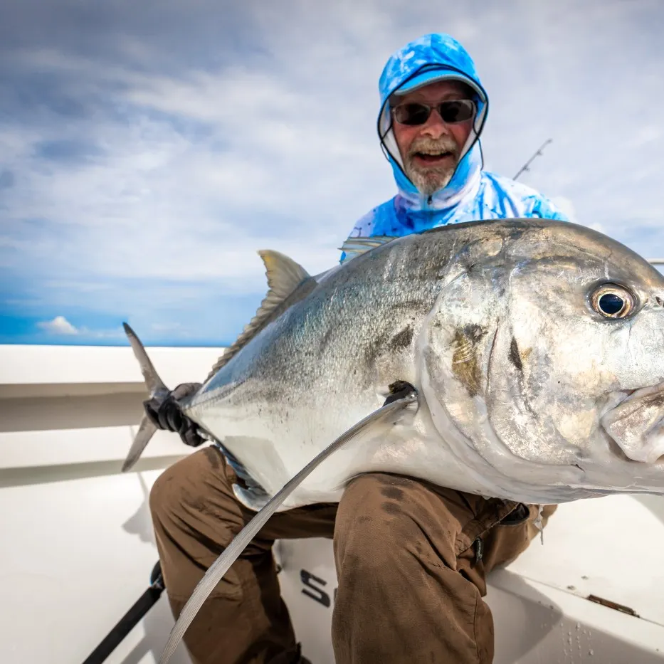 The most popular recent Giant trevally catch on Fishbrain