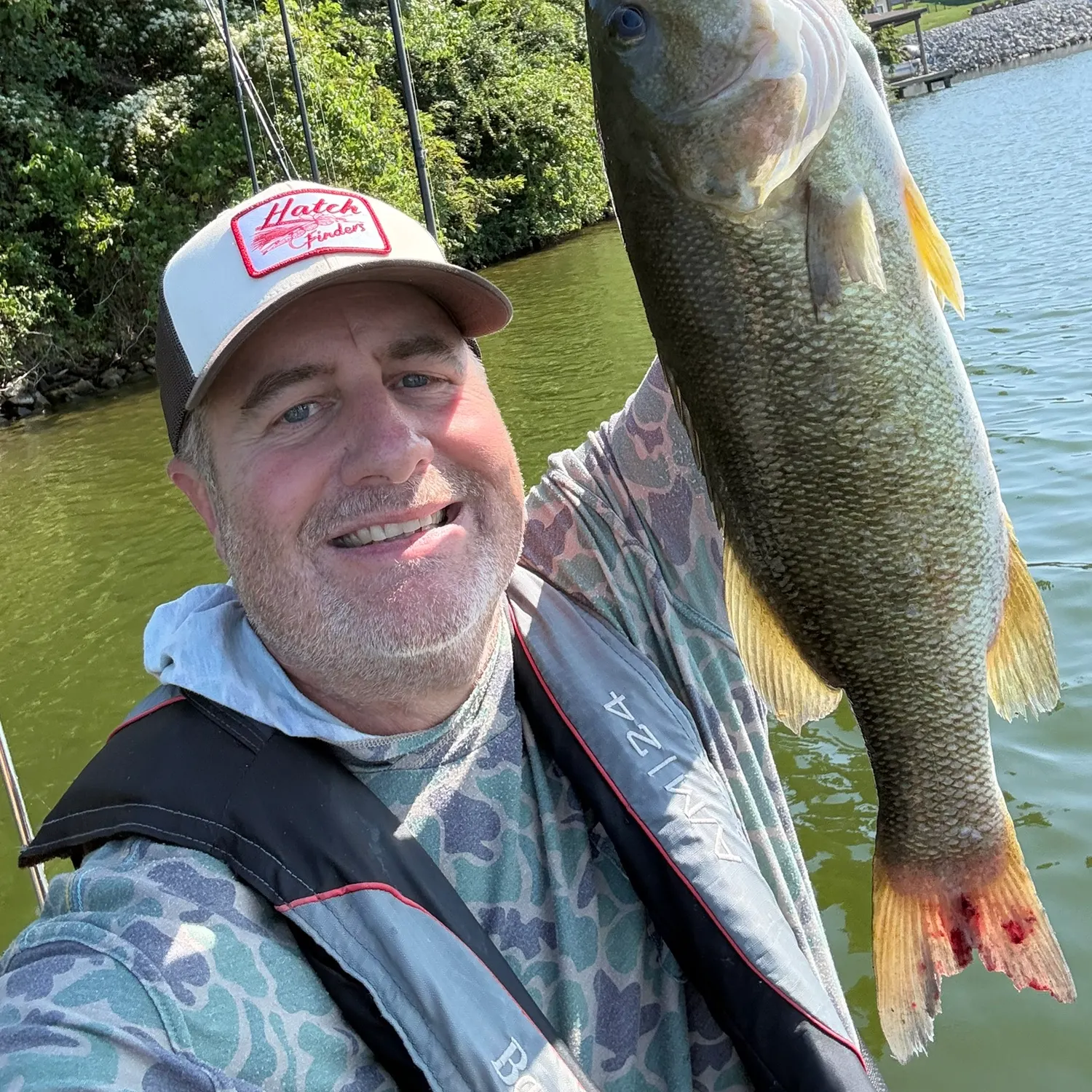Smallmouth bass caught on Fishbrain