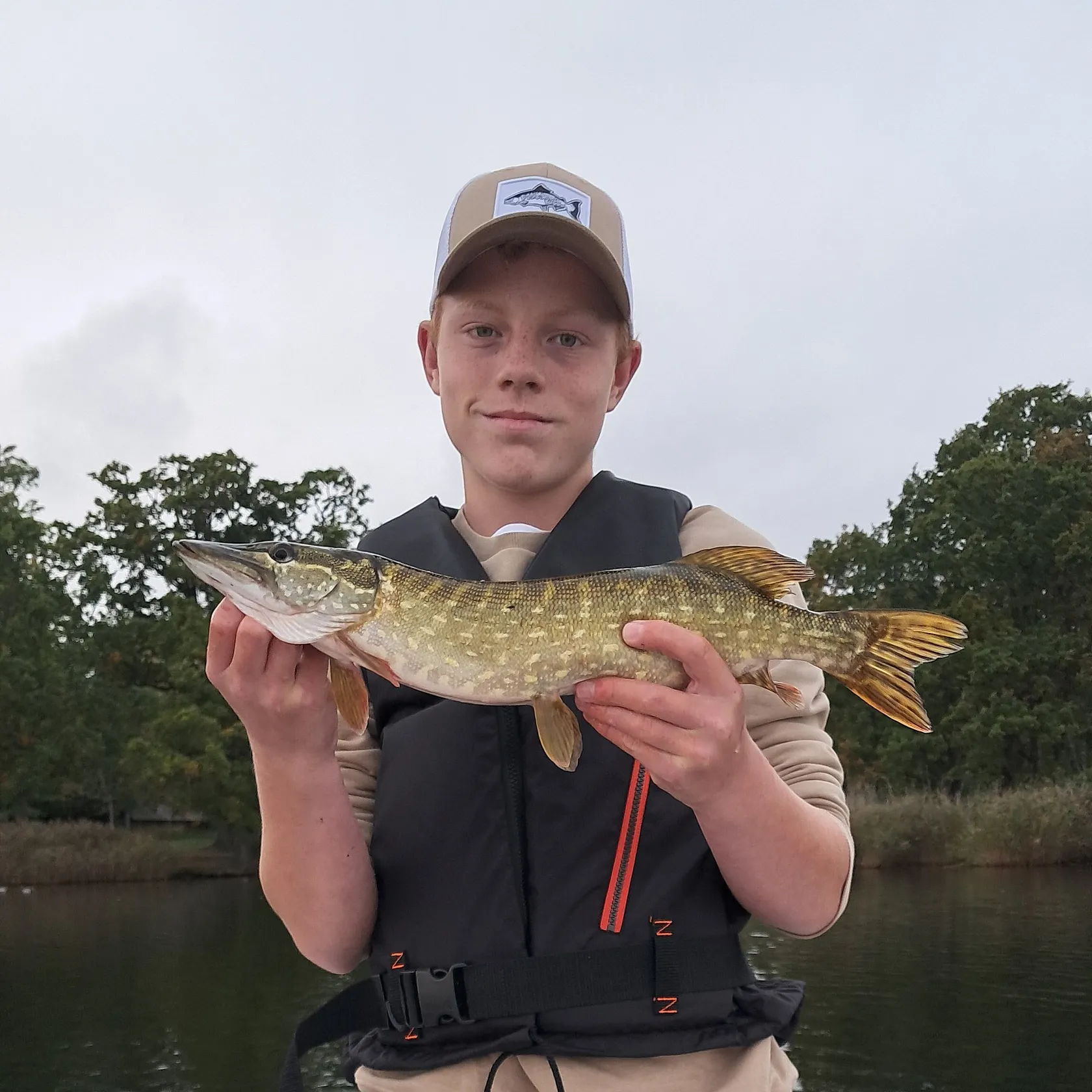 Northern pike caught on Fishbrain