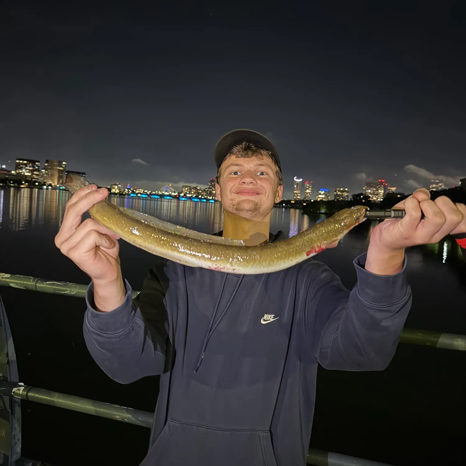American eel caught on Fishbrain