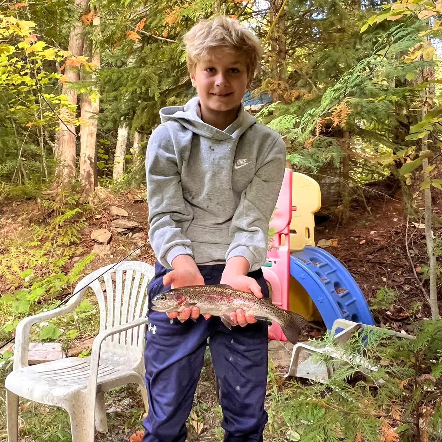 Rainbow trout caught on Fishbrain