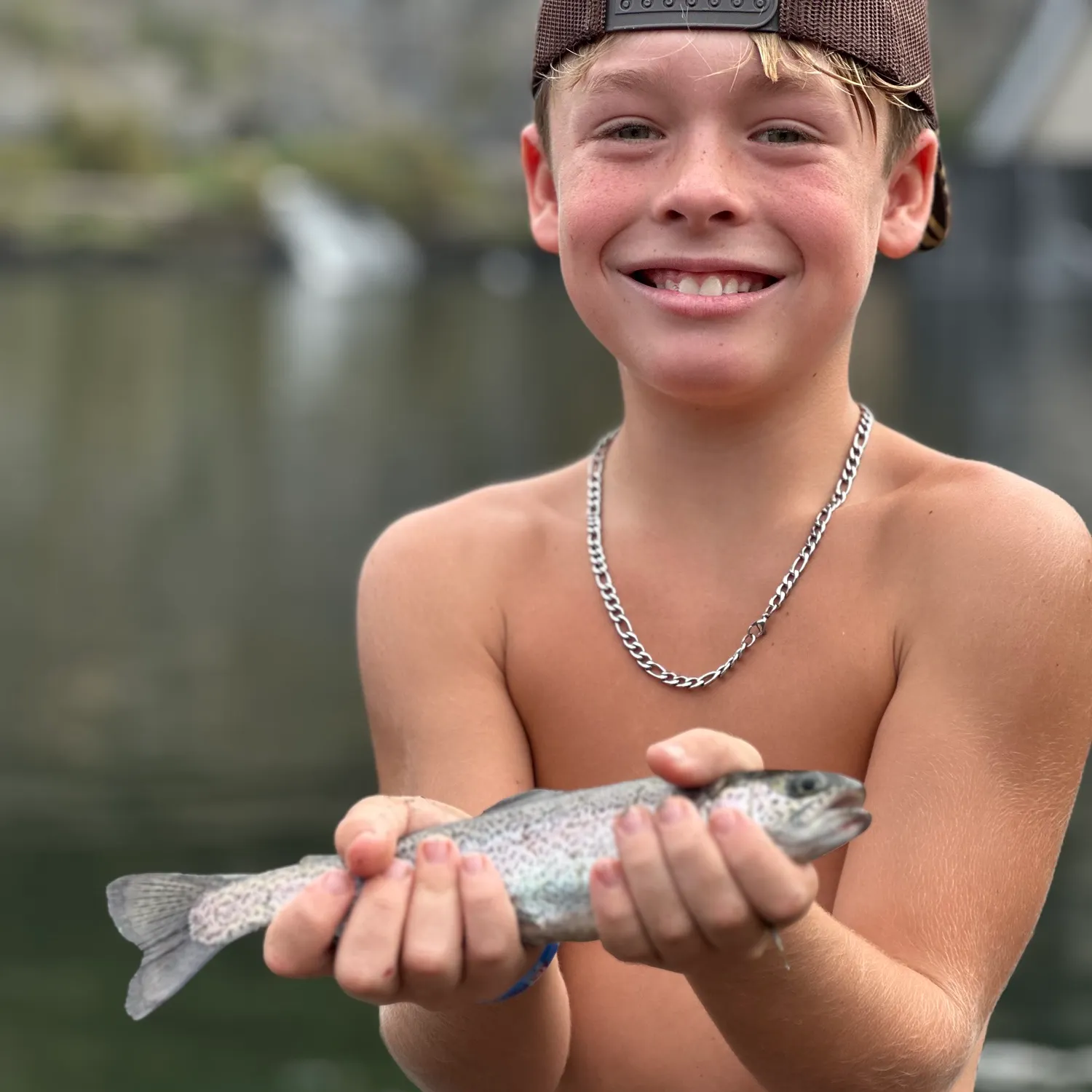 Rainbow trout caught on Fishbrain